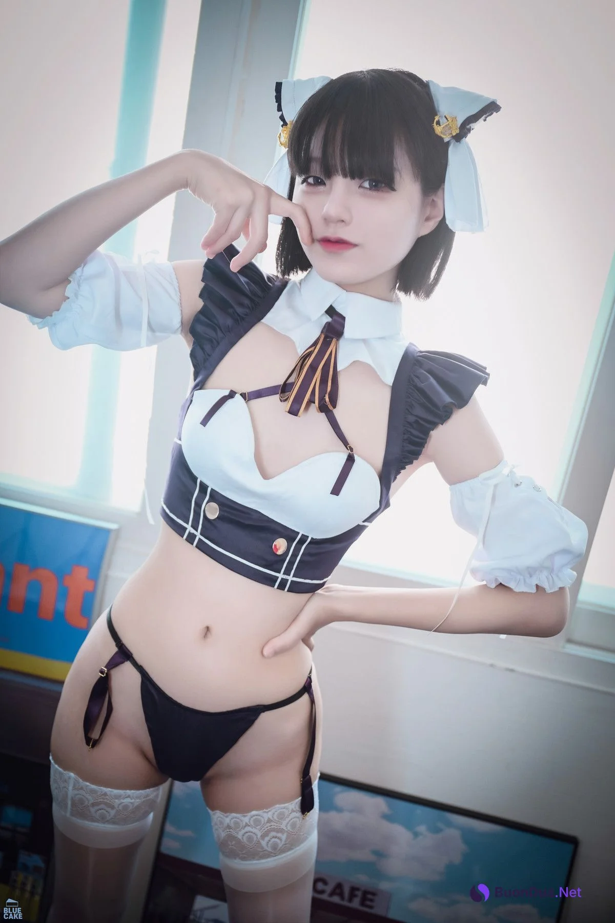 Jeong Jenny 정제니, [BLUECAKE] Maid Cosplay Set.01 - Photo 11