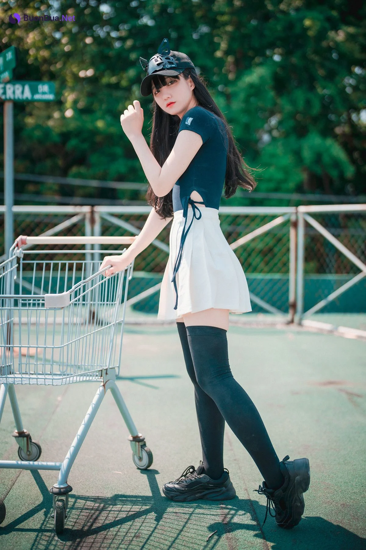 Jeong Jenny 정제니, DJAWA ‘Classic Athletic Girl in Navy Blue’ Set.01 - Photo 3