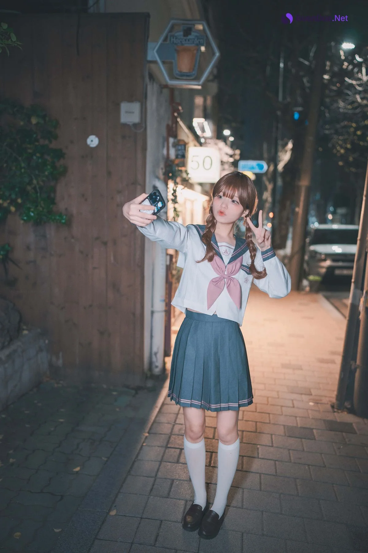 Jeong Jenny 정제니, DJAWA 「Hatsukoi Yozakura」 Set.01 - Photo 9