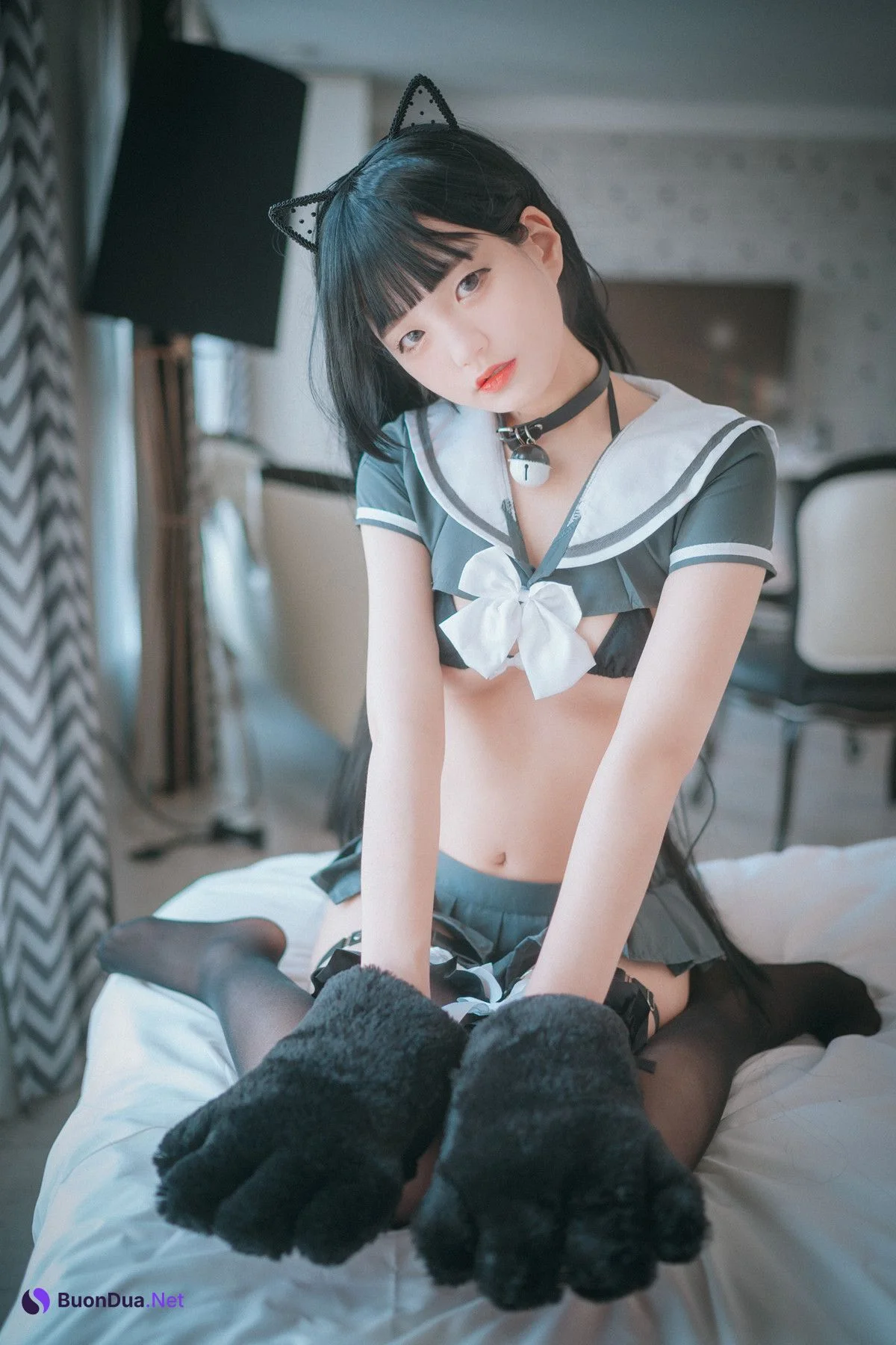 Jeong Jenny 정제니, DJAWA Katzenmädchen in Schuluniform - Photo 15