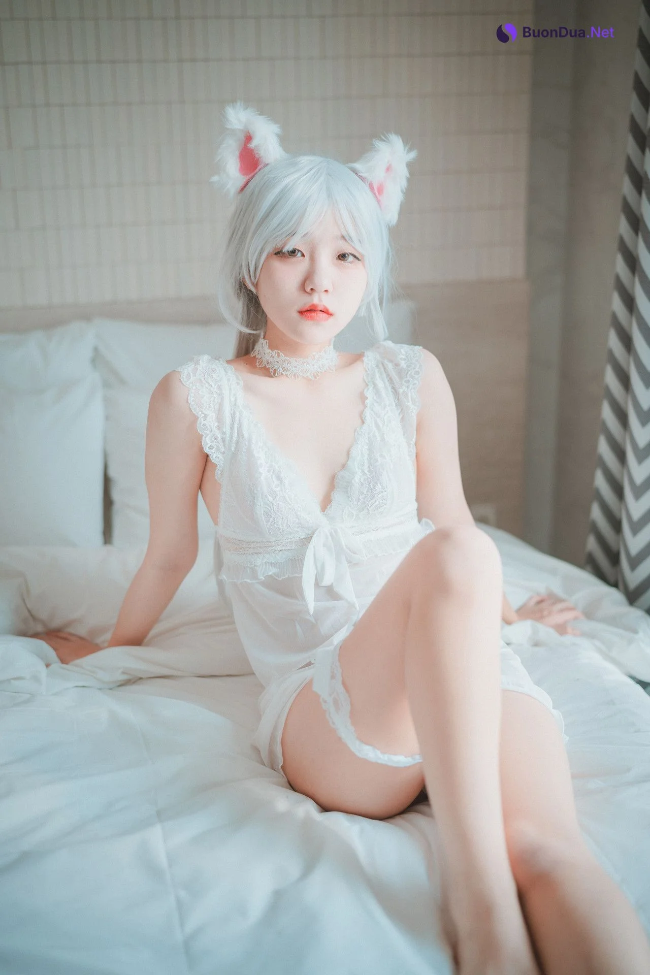 Jeong Jenny 정제니, [DJAWA] Schwarz und Wei Katzenmädchen Set.01 - Photo 3