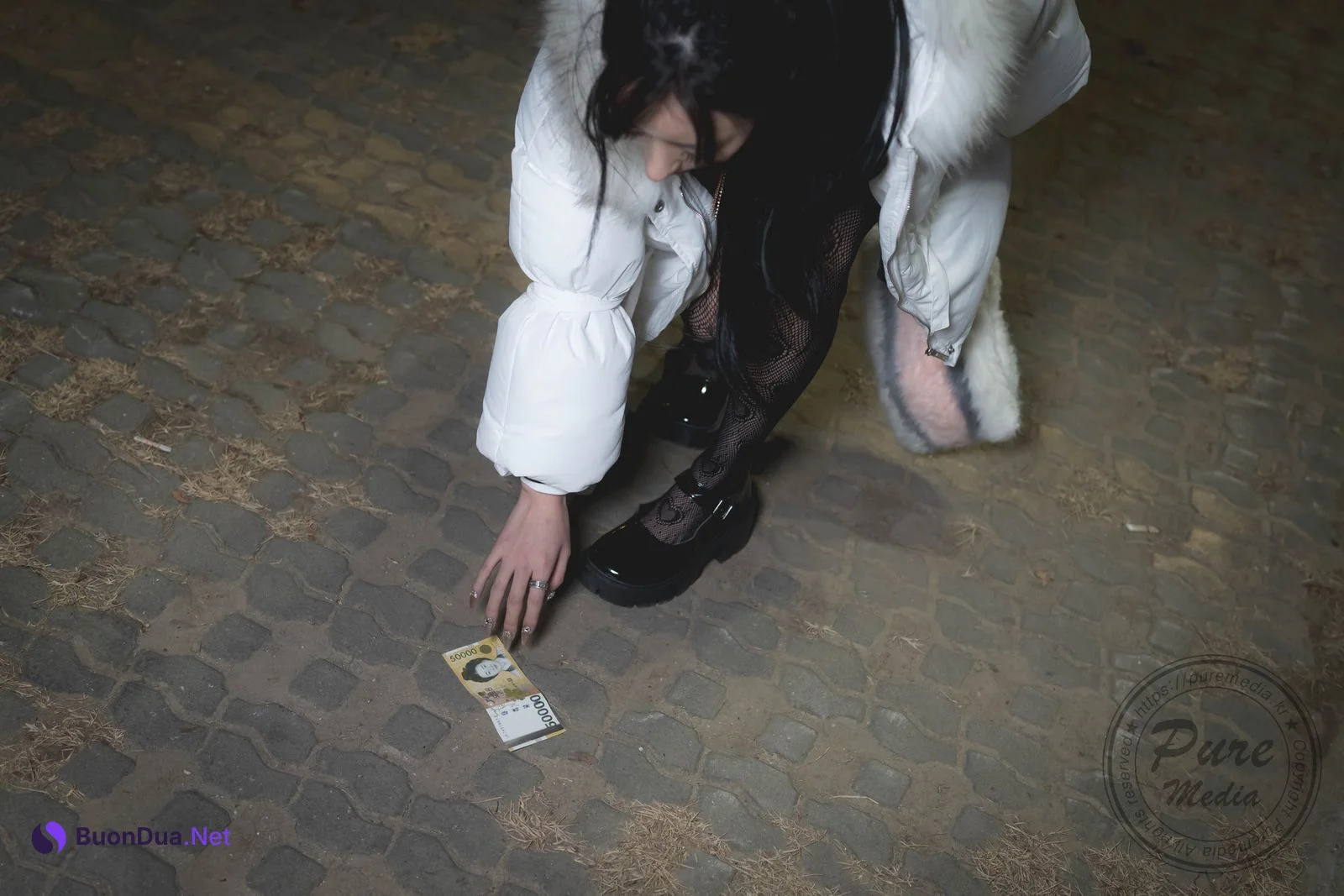 Jia 지아, [PURE MEDIA] Moonlight Fallen Angel Set.02 - Photo 14