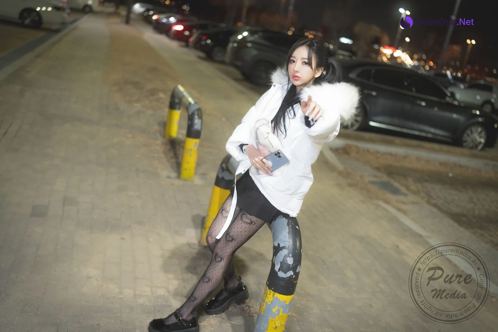 Jia 지아, [PURE MEDIA] Moonlight Fallen Angel Set.02 - Photo 8