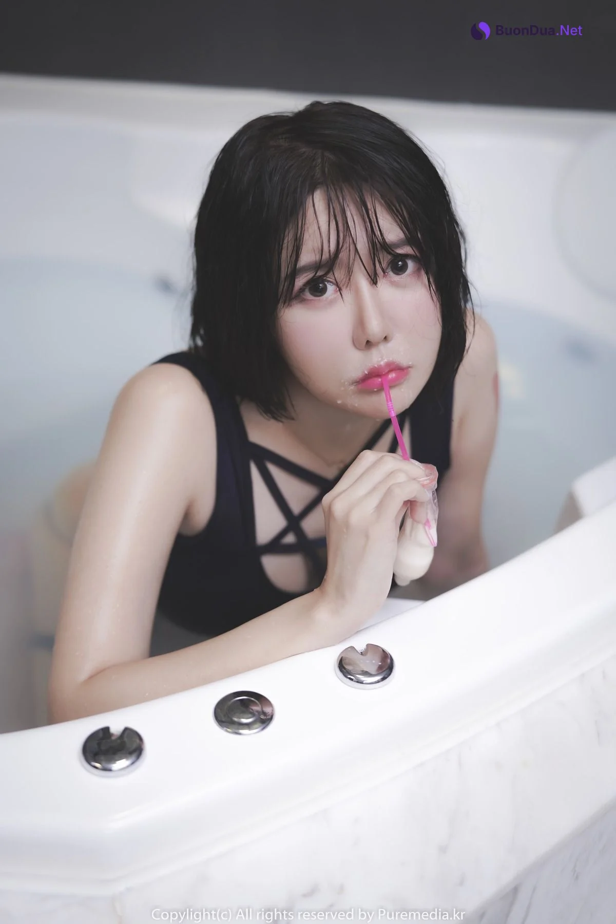 Jisu A 안지수, [PURE MEDIA] Vol.10 누드 디지털화보 2nd – Set.03 - Photo 19