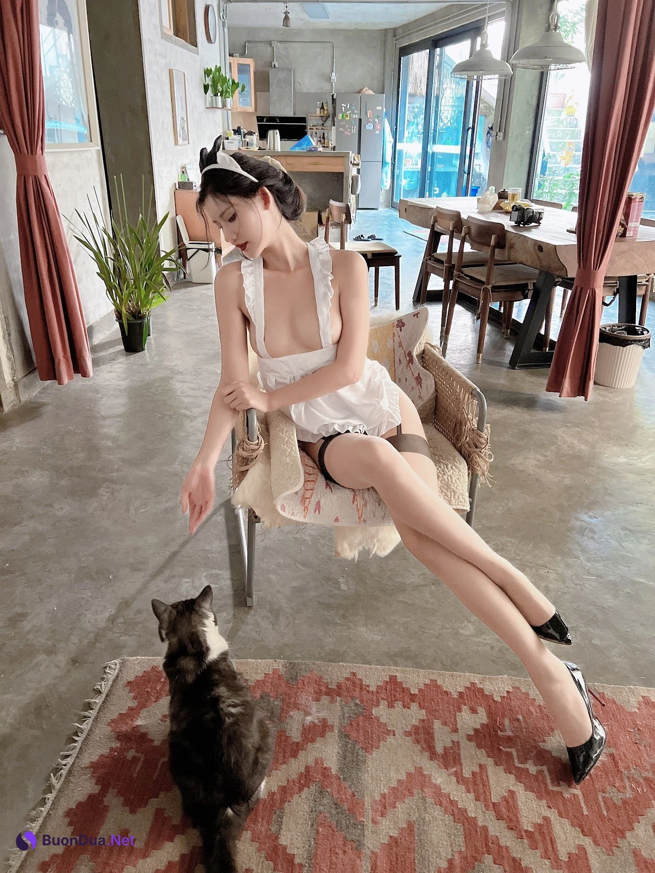 Jiu Shi A Zhu A (就是阿朱啊) – 女仆与猫 - Photo 13