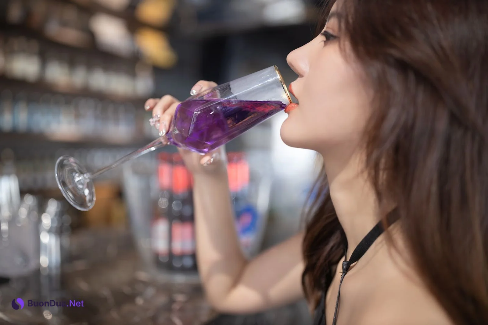 Jiu Shi A Zhu A (就是阿朱啊) – 酒台黑丝 - Photo 7
