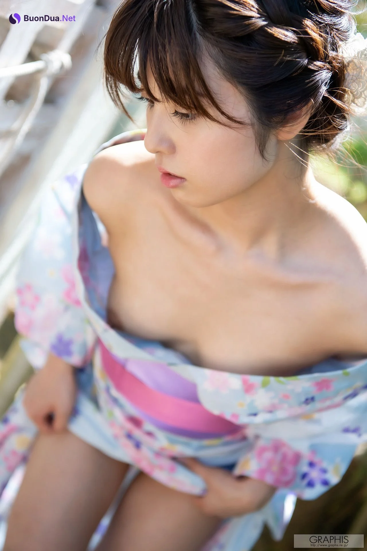 朝比奈ななせ 石原希望 JULIA, [Graphis] SPECIAL! Mixture Gallery 「浴衣ギャラリー Yukata Gallery」 Set.02 - Photo 9