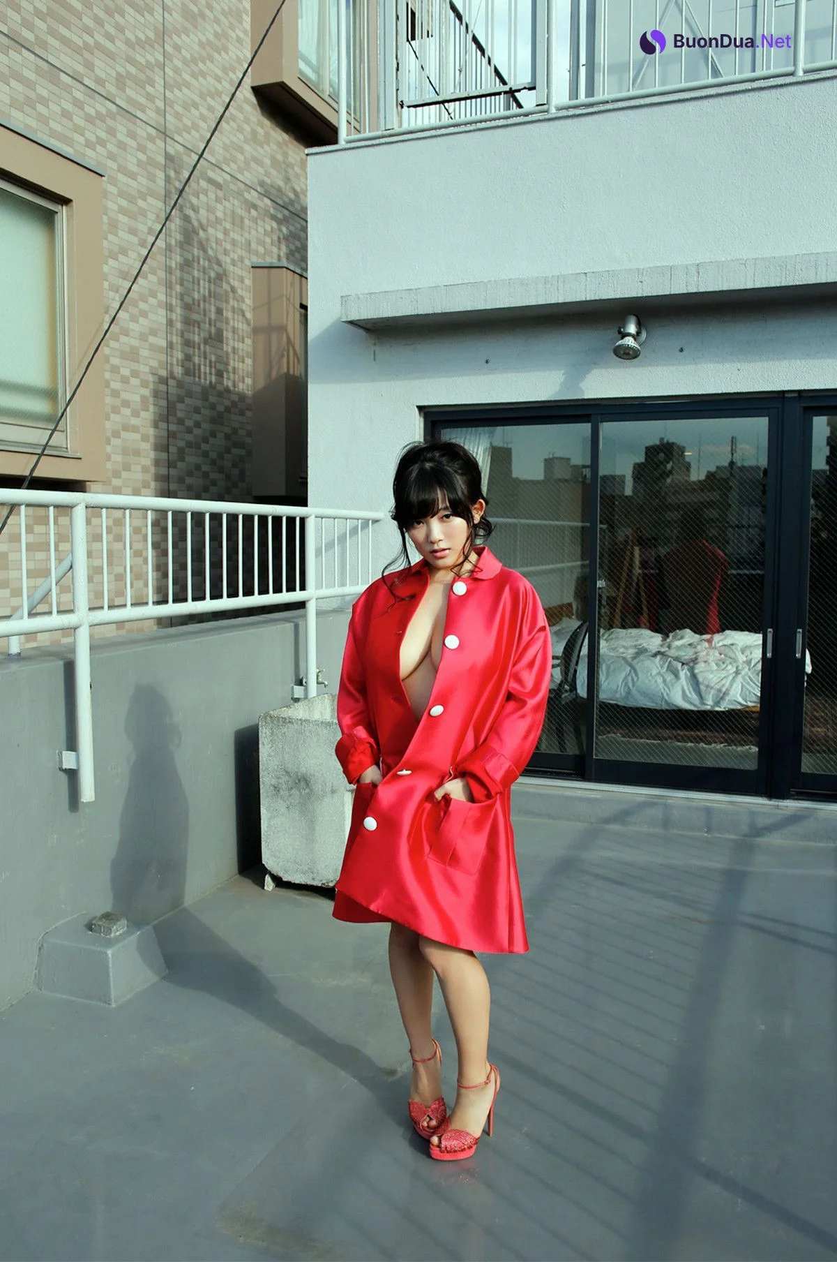 Jun Amaki 天木じゅん, FLASHデジタル写真集 [イチャつきお泊りＩカップ] Set.01 - Photo 10