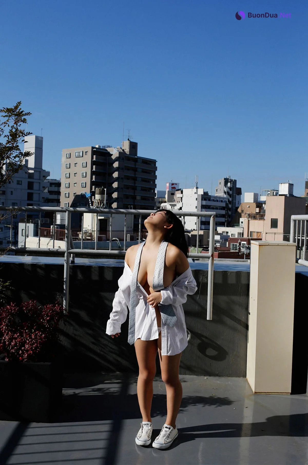 Jun Amaki 天木じゅん, FLASHデジタル写真集 [イチャつきお泊りＩカップ] Set.03 - Photo 5