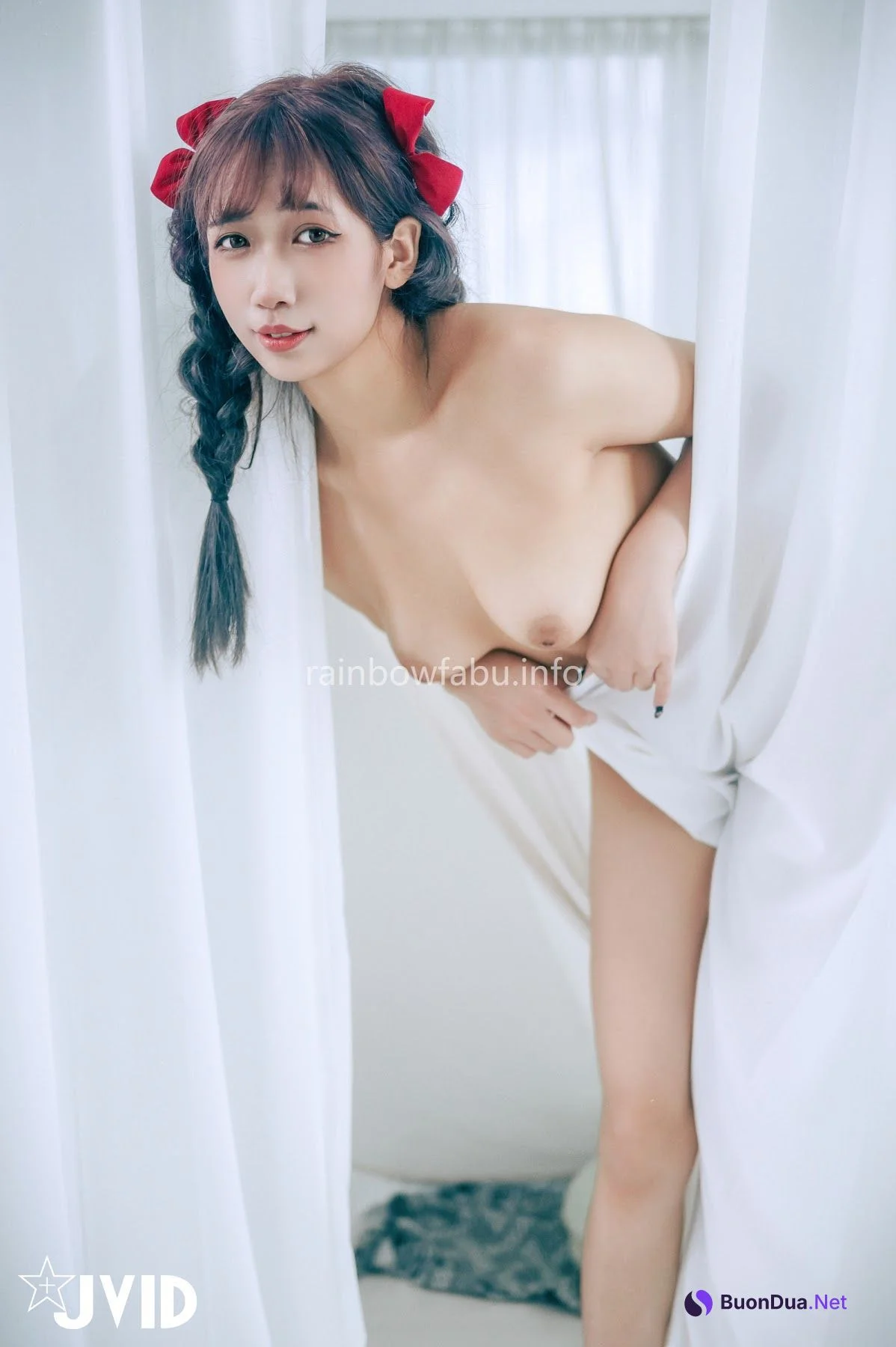 [JVID] 吳紫欣 – 戀愛感爆棚的野餐約會－紫欣❤️女友洋裝的肩帶滑下來了😳那乾脆就別穿了吧😍 - Photo 6