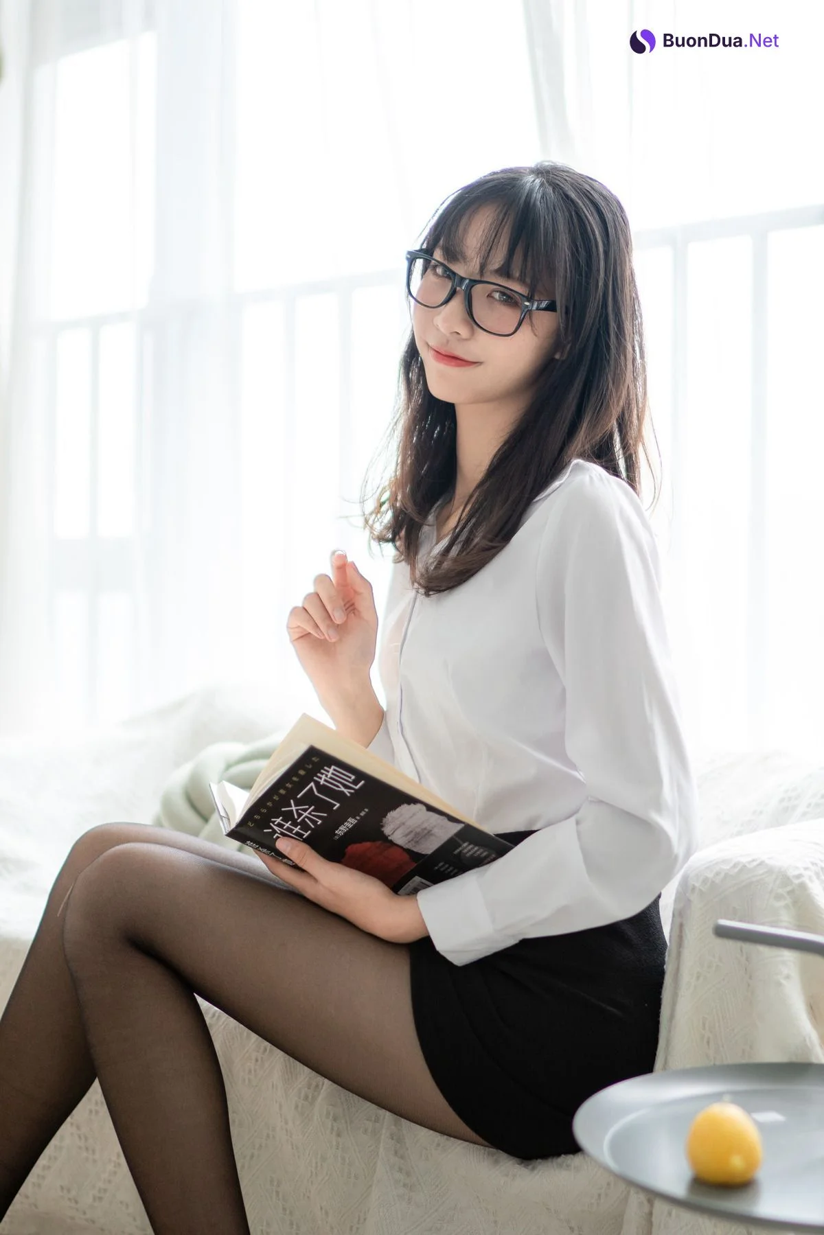 JVID精品 西呱呀呀呀 – 黑絲雙人百合 - Photo 3