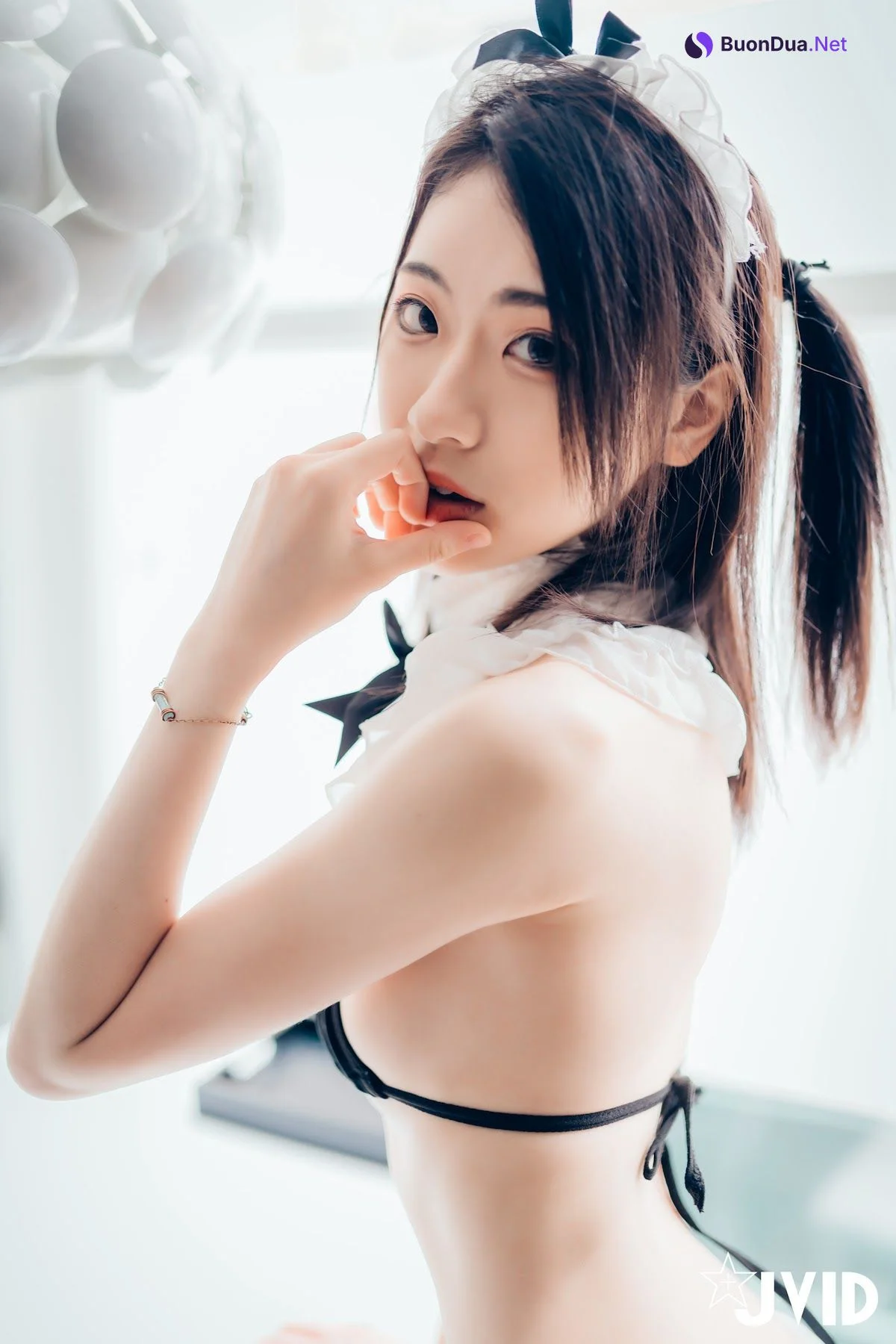 [JVID] 阿黎 – 超甜美女僕降臨!天然女神阿黎 - 사진 12