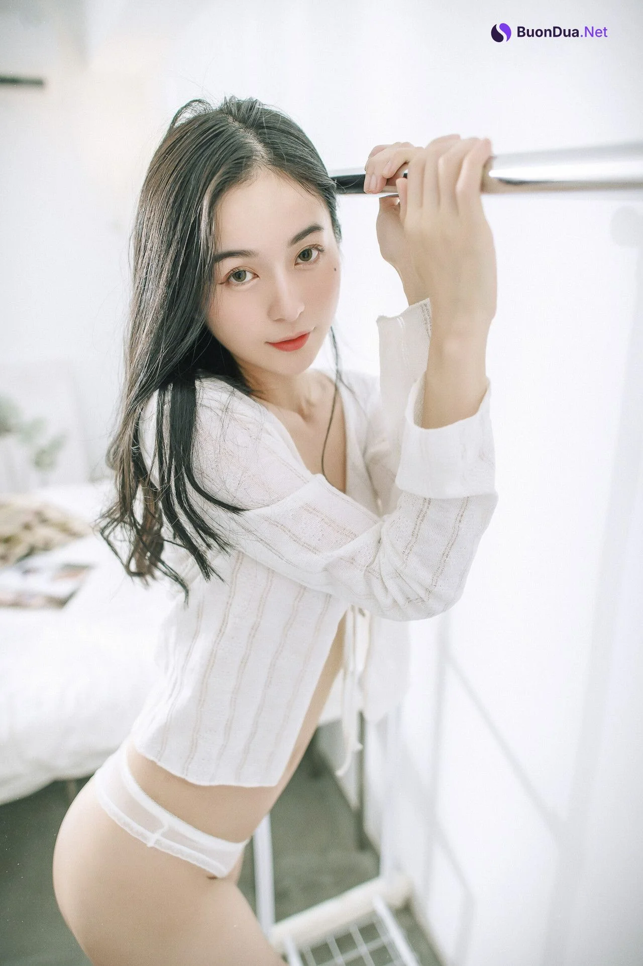 JVID精品 超仙辰辰 💕 仙女下凡玩遊戲輸了，成為任你使喚、讓你舒服的一日女友，隱藏版更多超性感畫面唷！ - Photo 4