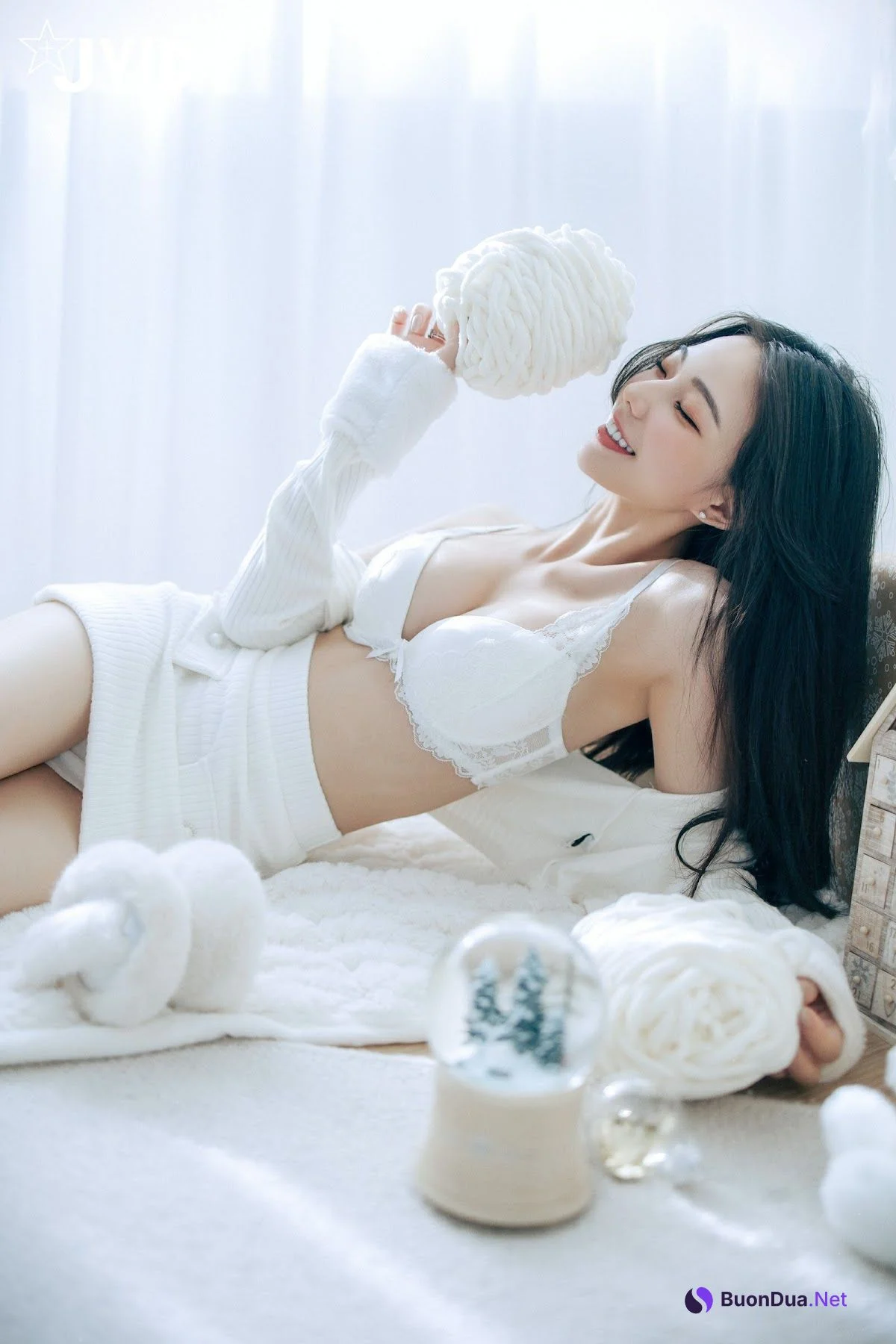 [JVID] 啾啾 – 純白性感小公主啾啾降臨 - Photo 14