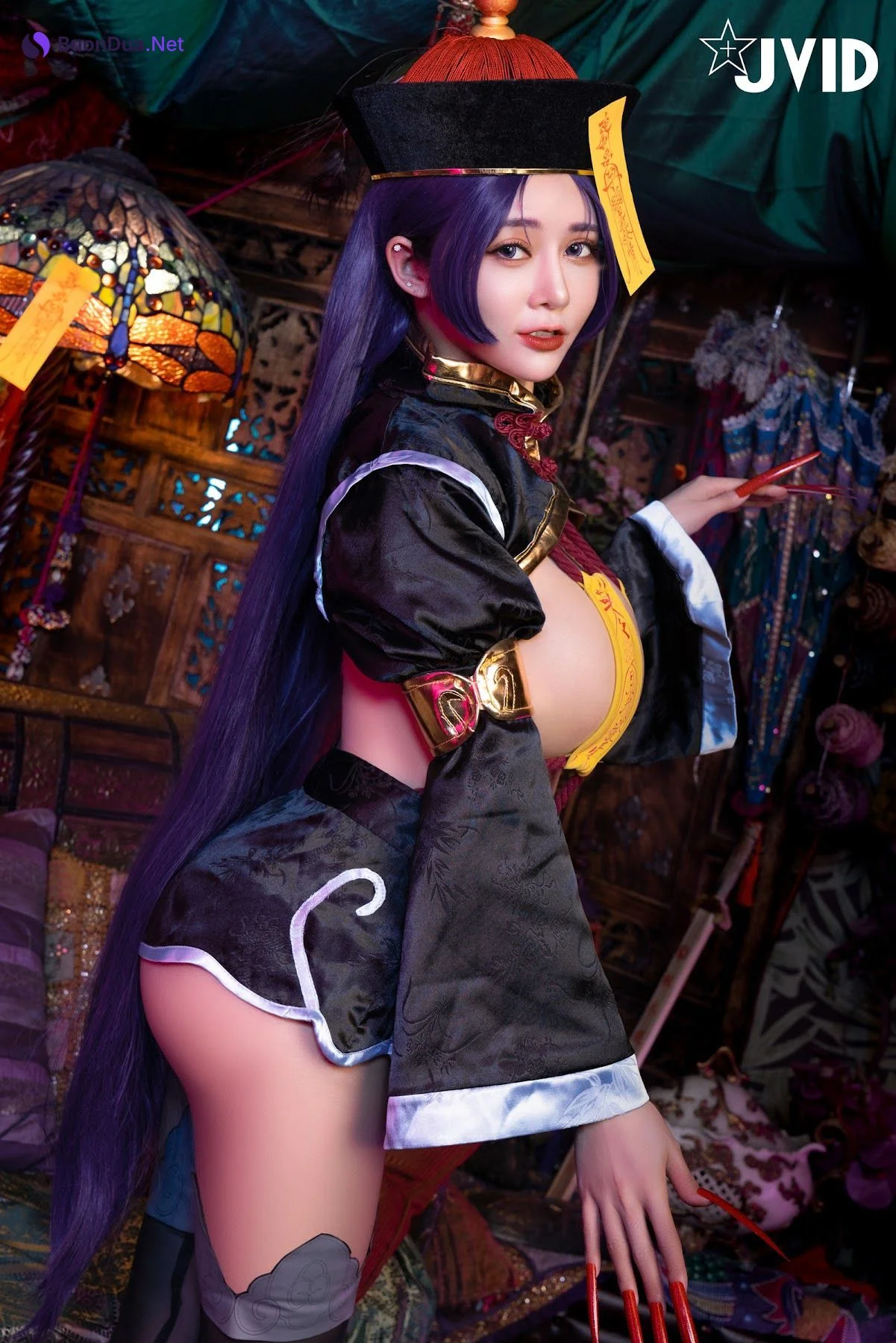 [JVID] 甜心幫 ღ 安希 – 菰蒲風動縱斜影，殭屍奶光《安希》膣得液滿 - 写真 17