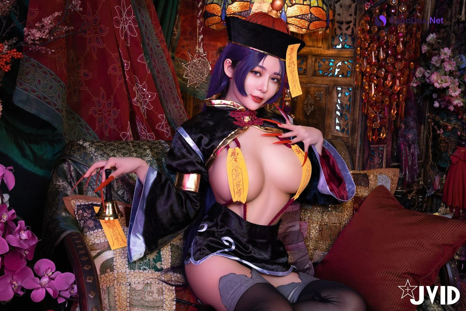 [JVID] 甜心幫 ღ 安希 – 菰蒲風動縱斜影，殭屍奶光《安希》膣得液滿 - 写真 25