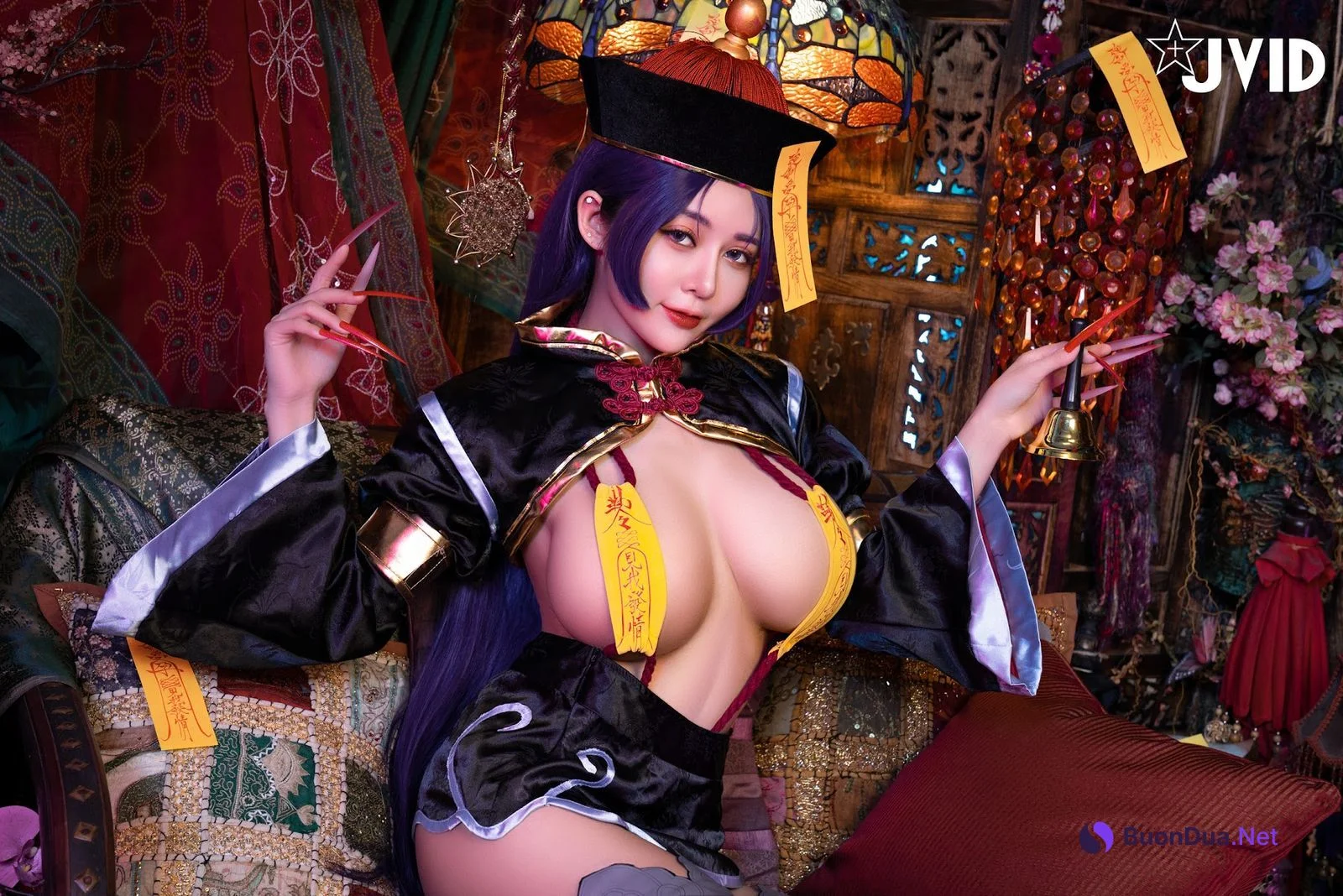 [JVID] 甜心幫 ღ 安希 – 菰蒲風動縱斜影，殭屍奶光《安希》膣得液滿 - 写真 31