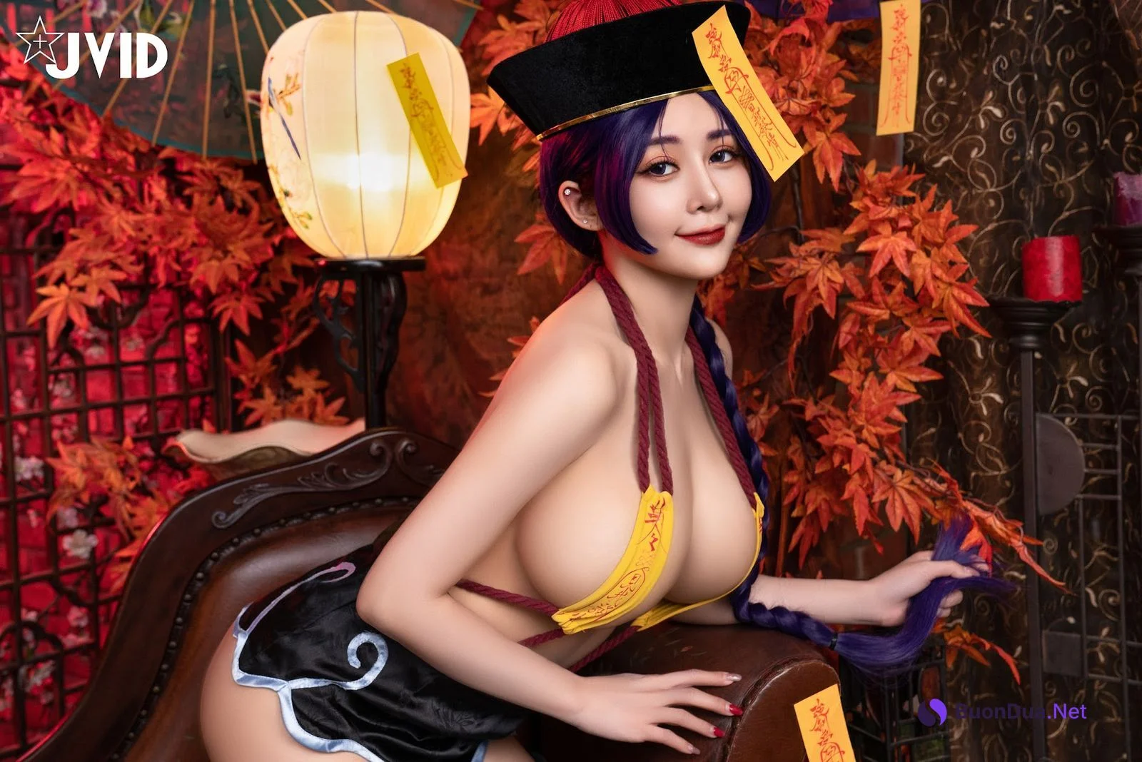 [JVID] 甜心幫 ღ 安希 – 菰蒲風動縱斜影，殭屍奶光《安希》膣得液滿 - 写真 37