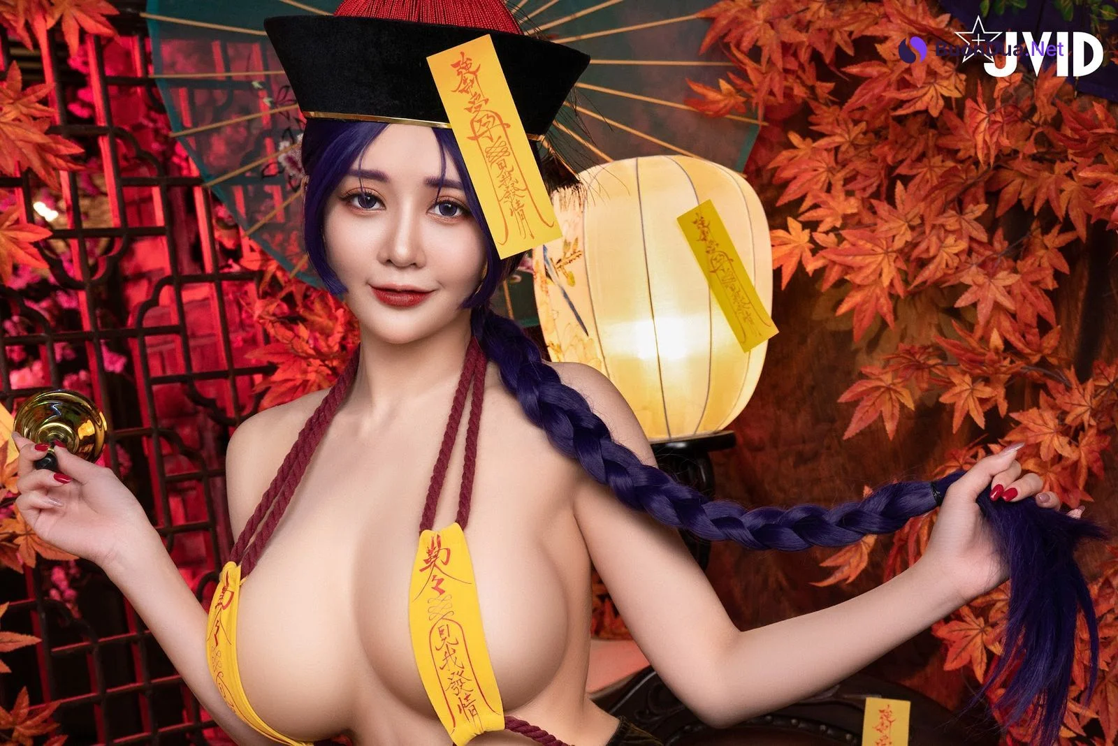 [JVID] 甜心幫 ღ 安希 – 菰蒲風動縱斜影，殭屍奶光《安希》膣得液滿 - 写真 40