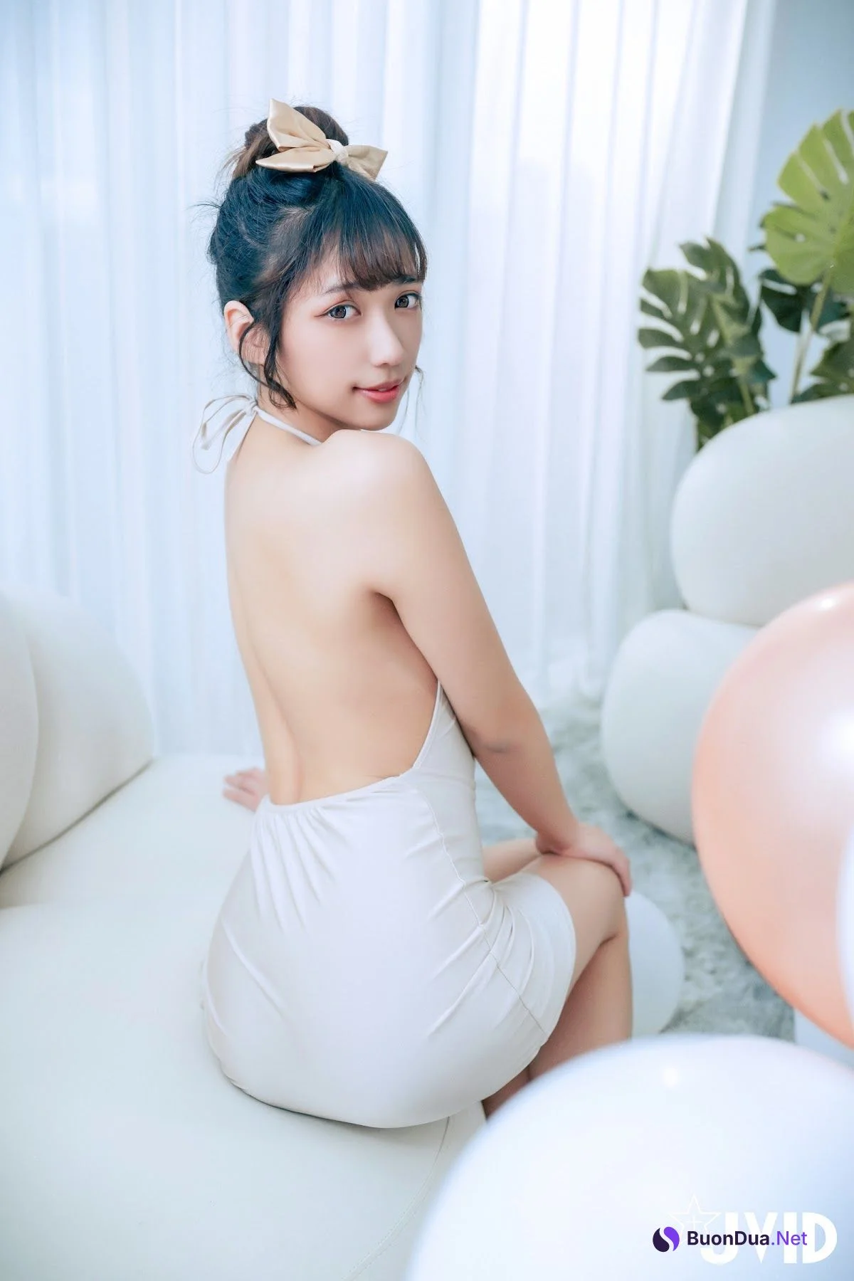 [JVID] 井野奈 & 肉包 – 色慾融合の閨蜜慶生派對 - 사진 13