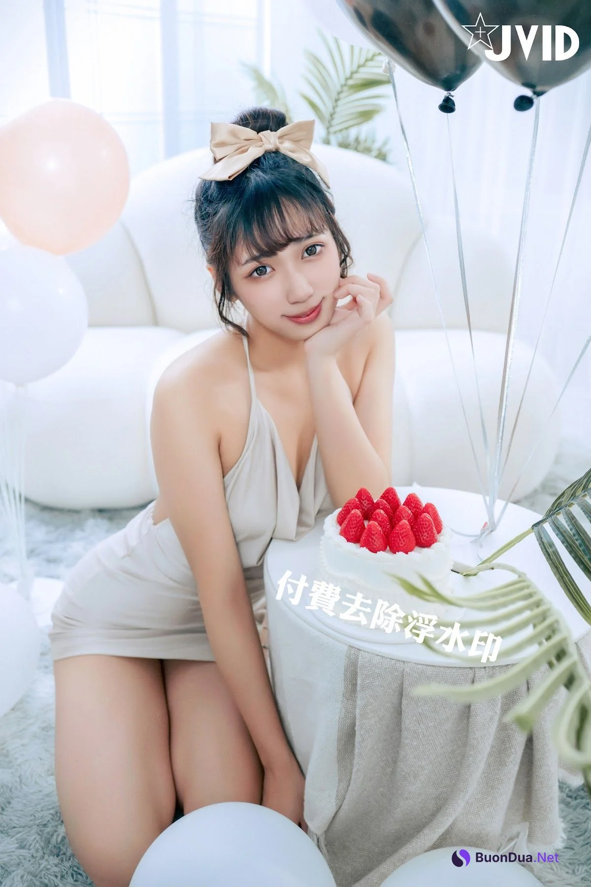 [JVID] 井野奈 & 肉包 – 色慾融合の閨蜜慶生派對 - 사진 6