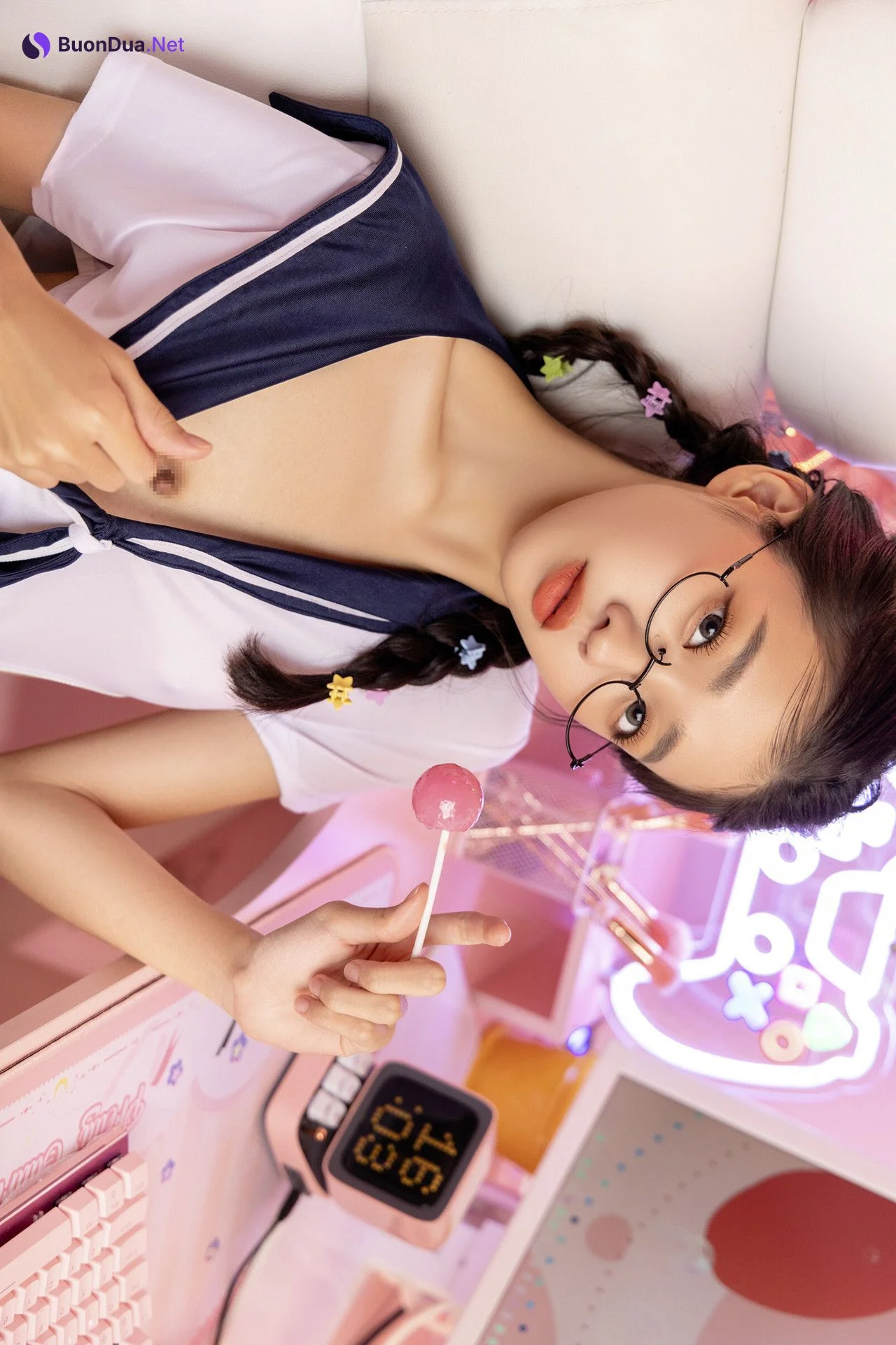 JVID 妍妍 Angel – 电竞少女-超可愛微乳美少女-第一次的性感開發 Set.02 - Photo 15