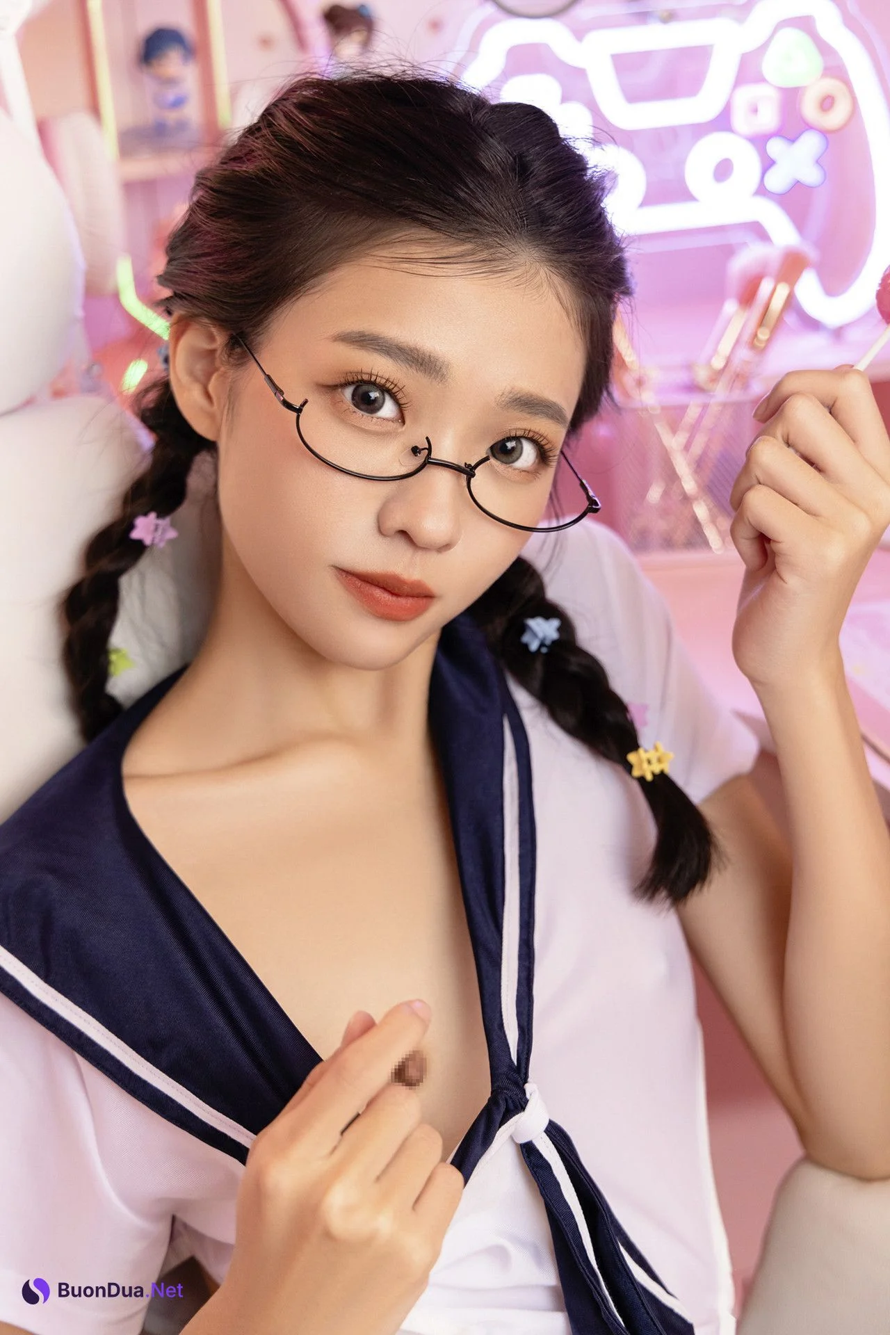 JVID 妍妍 Angel – 电竞少女-超可愛微乳美少女-第一次的性感開發 Set.02 - Photo 16