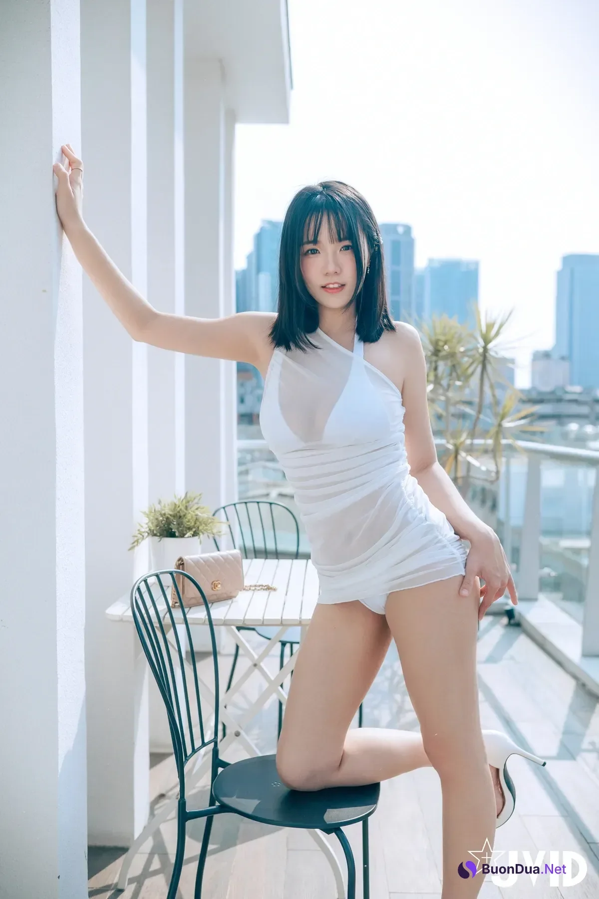 JVID Angela寶7 – 豪乳情婦の不倫旅行－寶七🫦跪舔肉棒的色色拜金萌妹🔥靈巧的舌頭舔來舔去😈 Set.01 - Photo 15