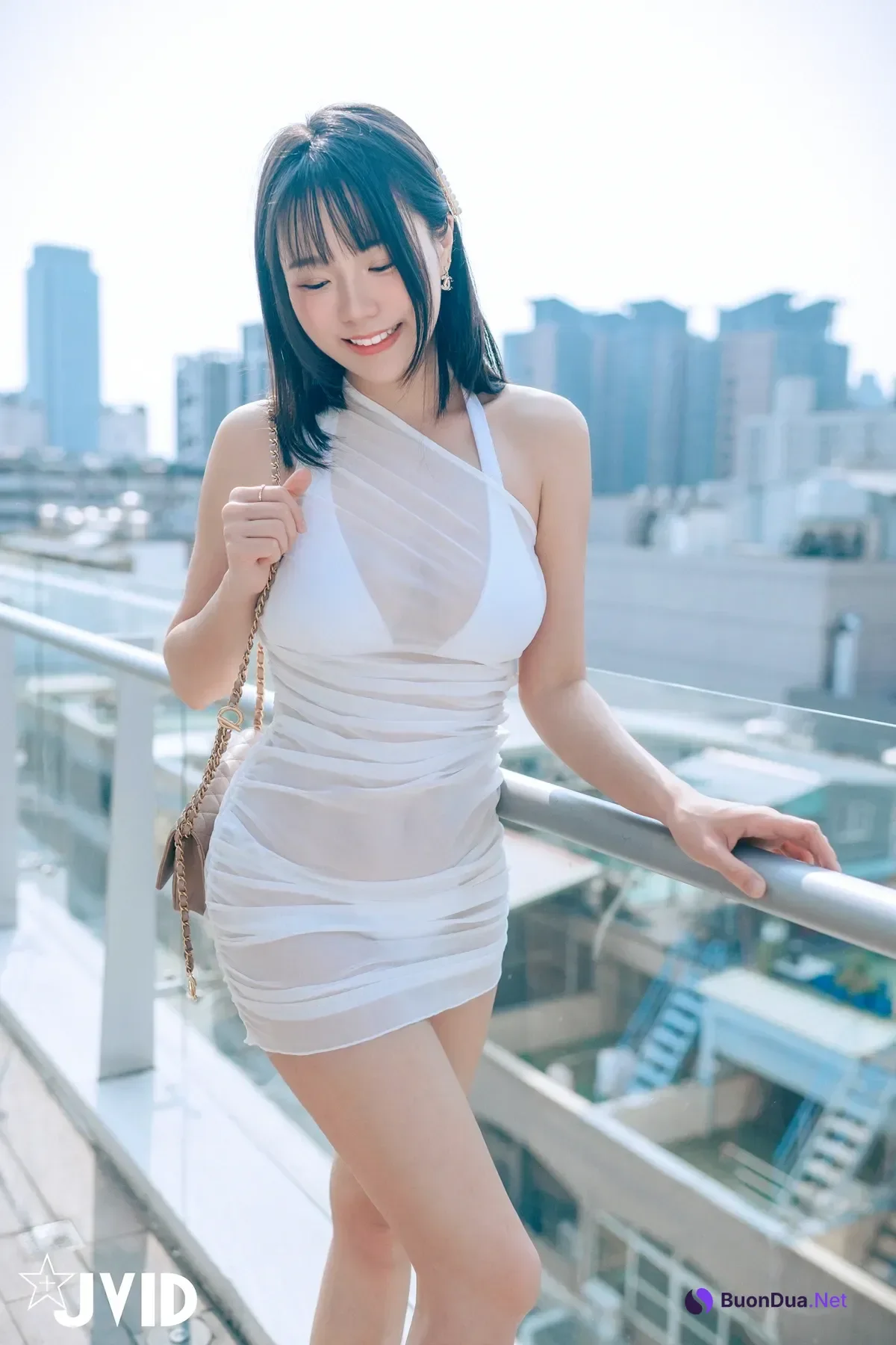 JVID Angela寶7 – 豪乳情婦の不倫旅行－寶七🫦跪舔肉棒的色色拜金萌妹🔥靈巧的舌頭舔來舔去😈 Set.01 - Photo 3