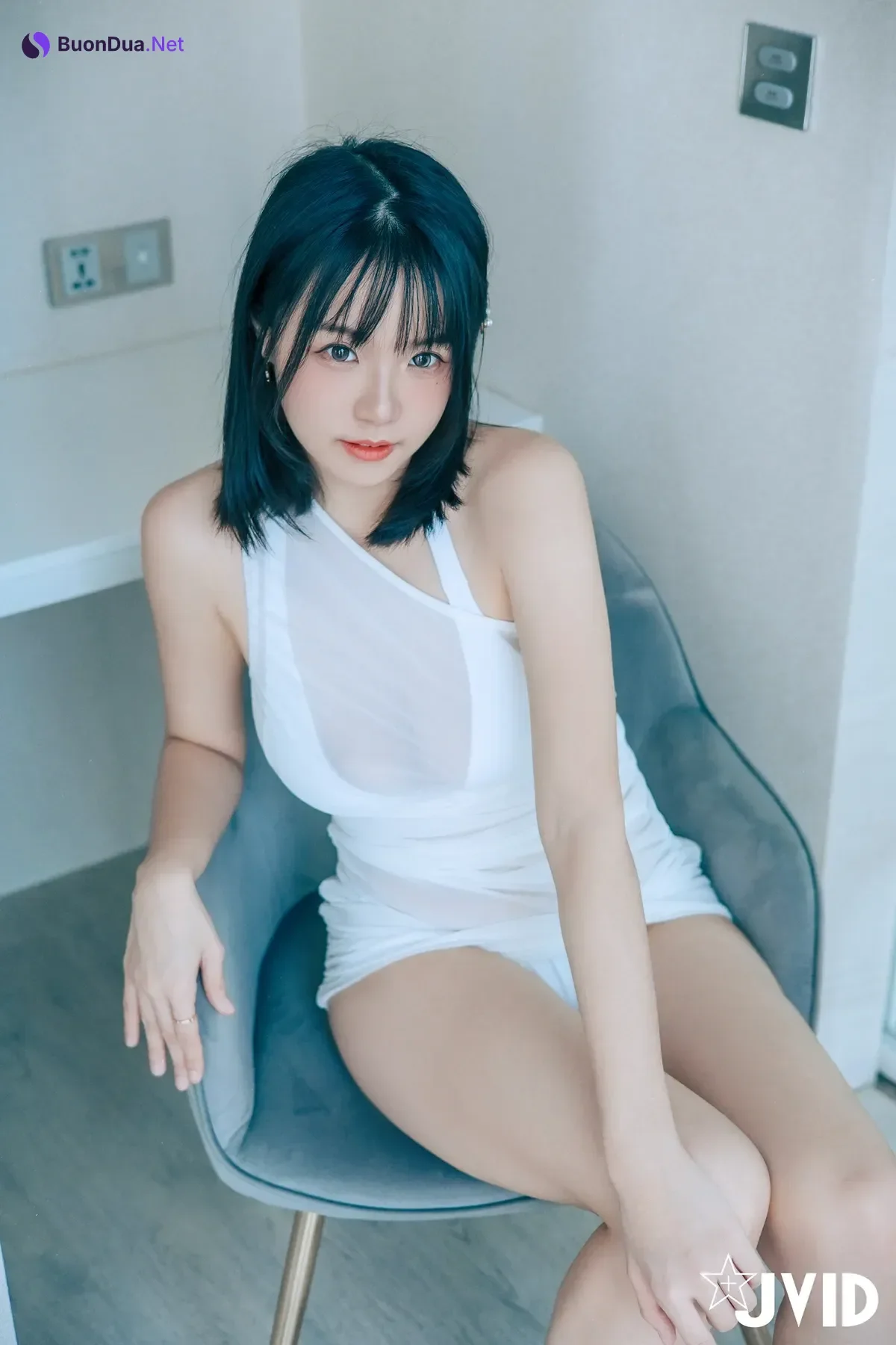JVID Angela寶7 – 豪乳情婦の不倫旅行－寶七🫦跪舔肉棒的色色拜金萌妹🔥靈巧的舌頭舔來舔去😈 Set.02 - Photo 14