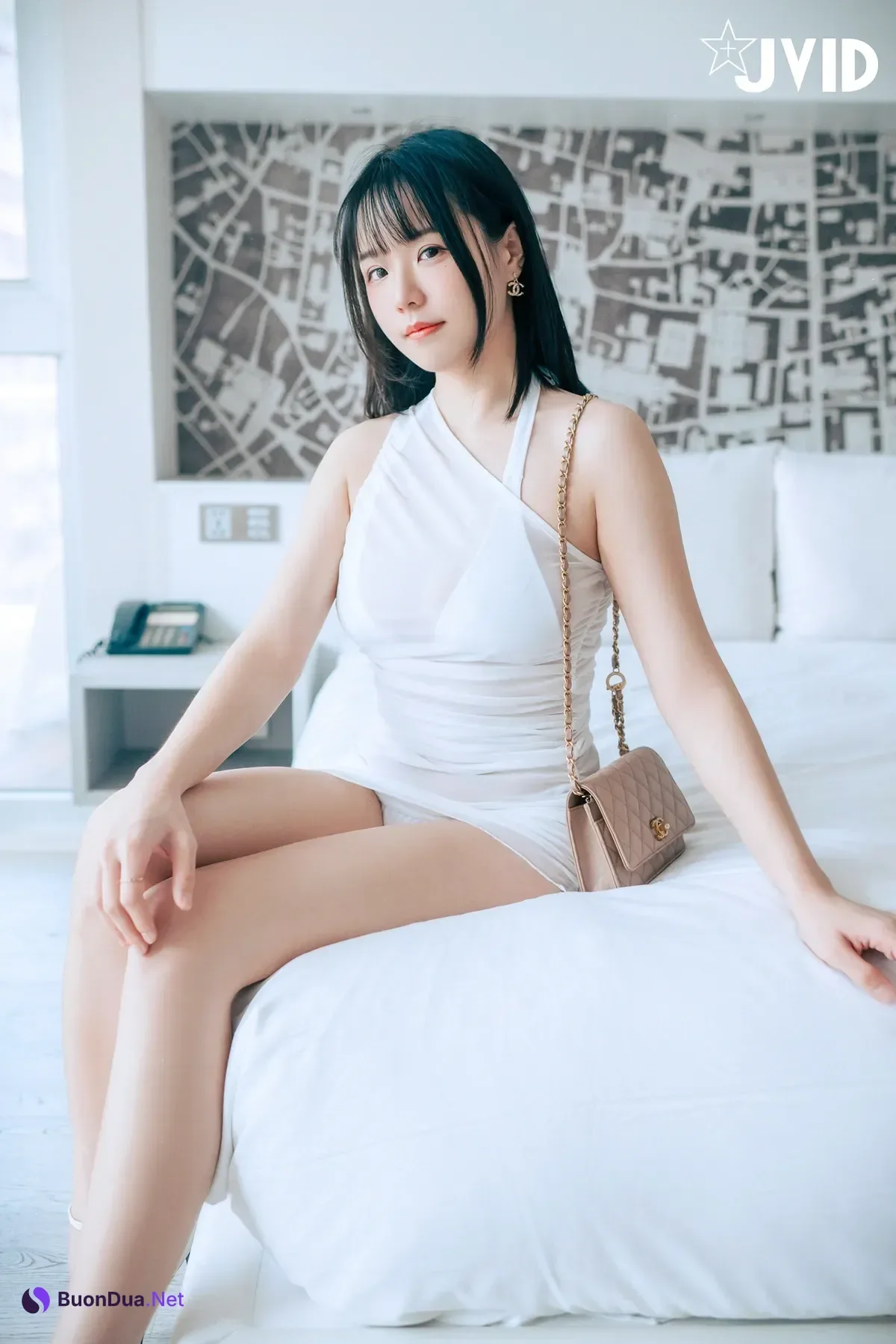 JVID Angela寶7 – 豪乳情婦の不倫旅行－寶七🫦跪舔肉棒的色色拜金萌妹🔥靈巧的舌頭舔來舔去😈 Set.02 - Photo 3