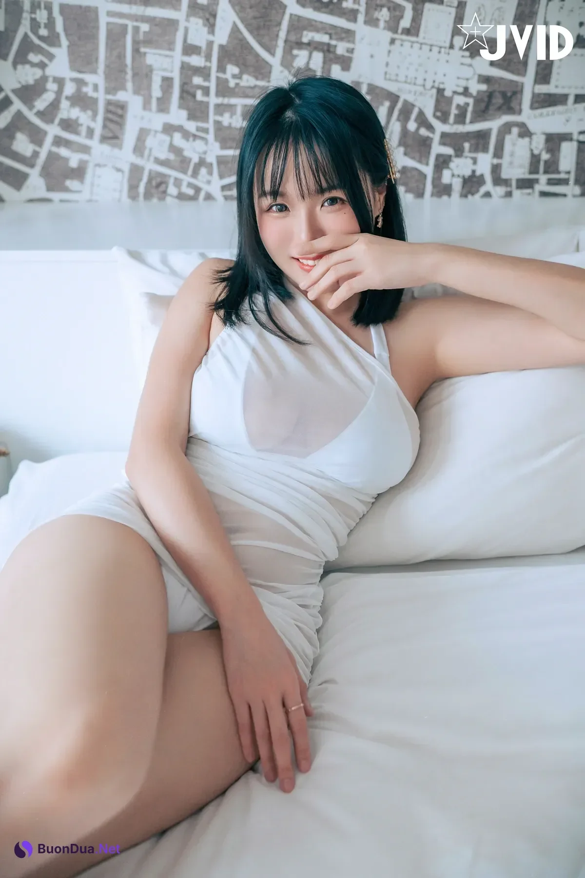 JVID Angela寶7 – 豪乳情婦の不倫旅行－寶七🫦跪舔肉棒的色色拜金萌妹🔥靈巧的舌頭舔來舔去😈 Set.02 - Photo 6