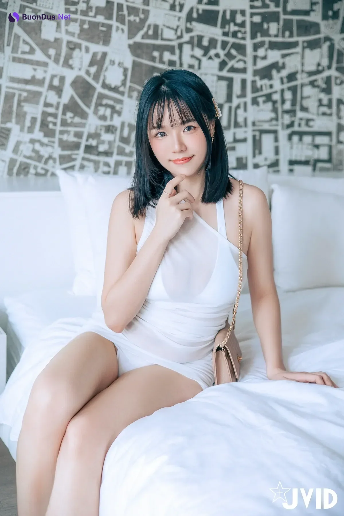 JVID Angela寶7 – 豪乳情婦の不倫旅行－寶七🫦跪舔肉棒的色色拜金萌妹🔥靈巧的舌頭舔來舔去😈 Set.02 - Photo 7