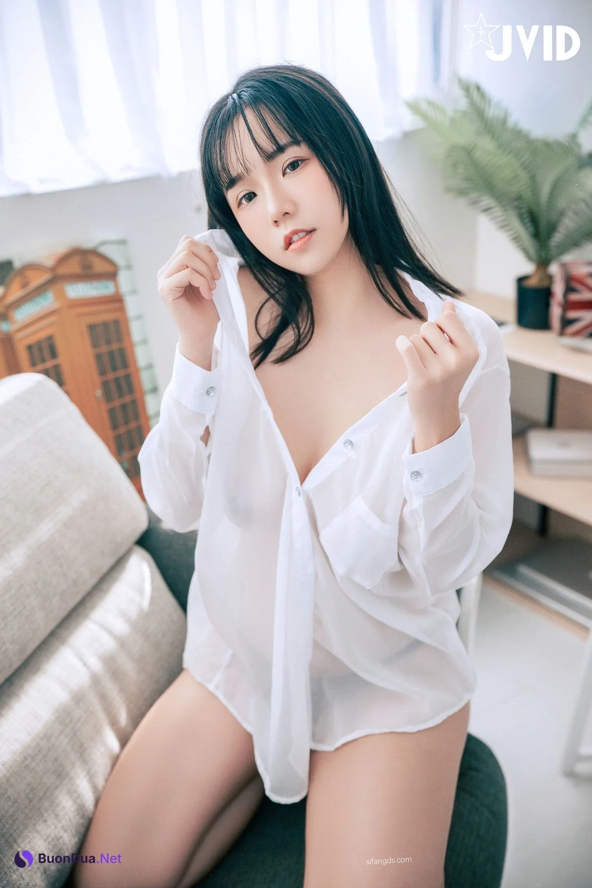 JVID Angela寶7 – 被按摩師玩弄の墮落妻子－寶七🔥被技巧高超的手技開發出性感帶 Set.04 - Photo 3