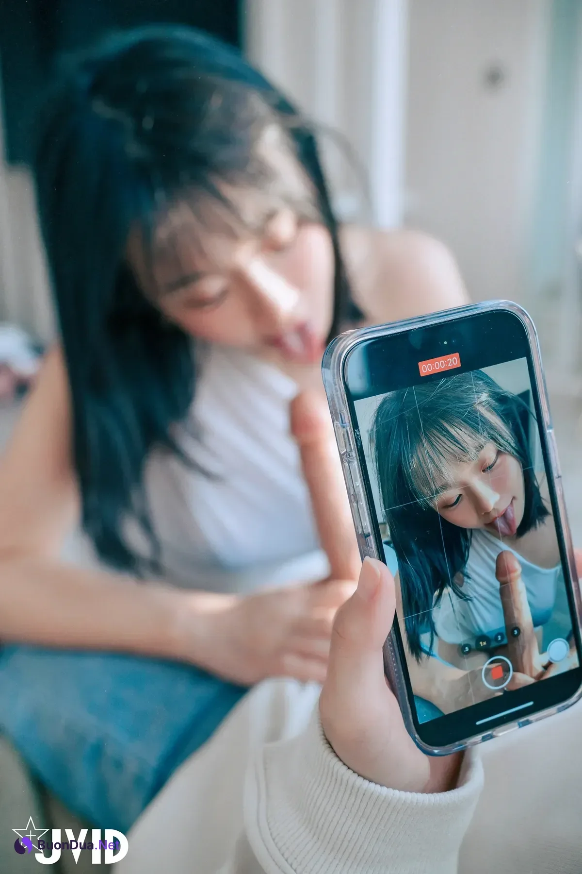 JVID Angela寶7 – 豪乳情婦の不倫旅行－寶七🫦跪舔肉棒的色色拜金萌妹🔥靈巧的舌頭舔來舔去😈 Set.05 - 사진 23