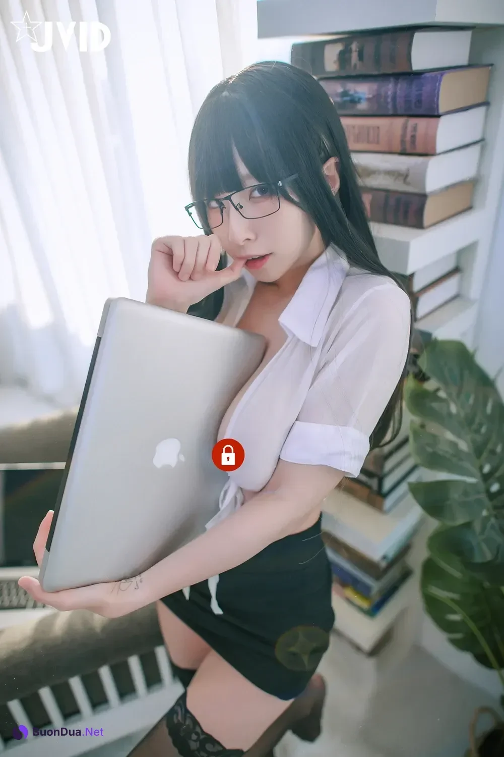 JVID 黎菲儿 – 超完美巨乳-色色的女同事加班时の脱衣诱惑 - Photo 6