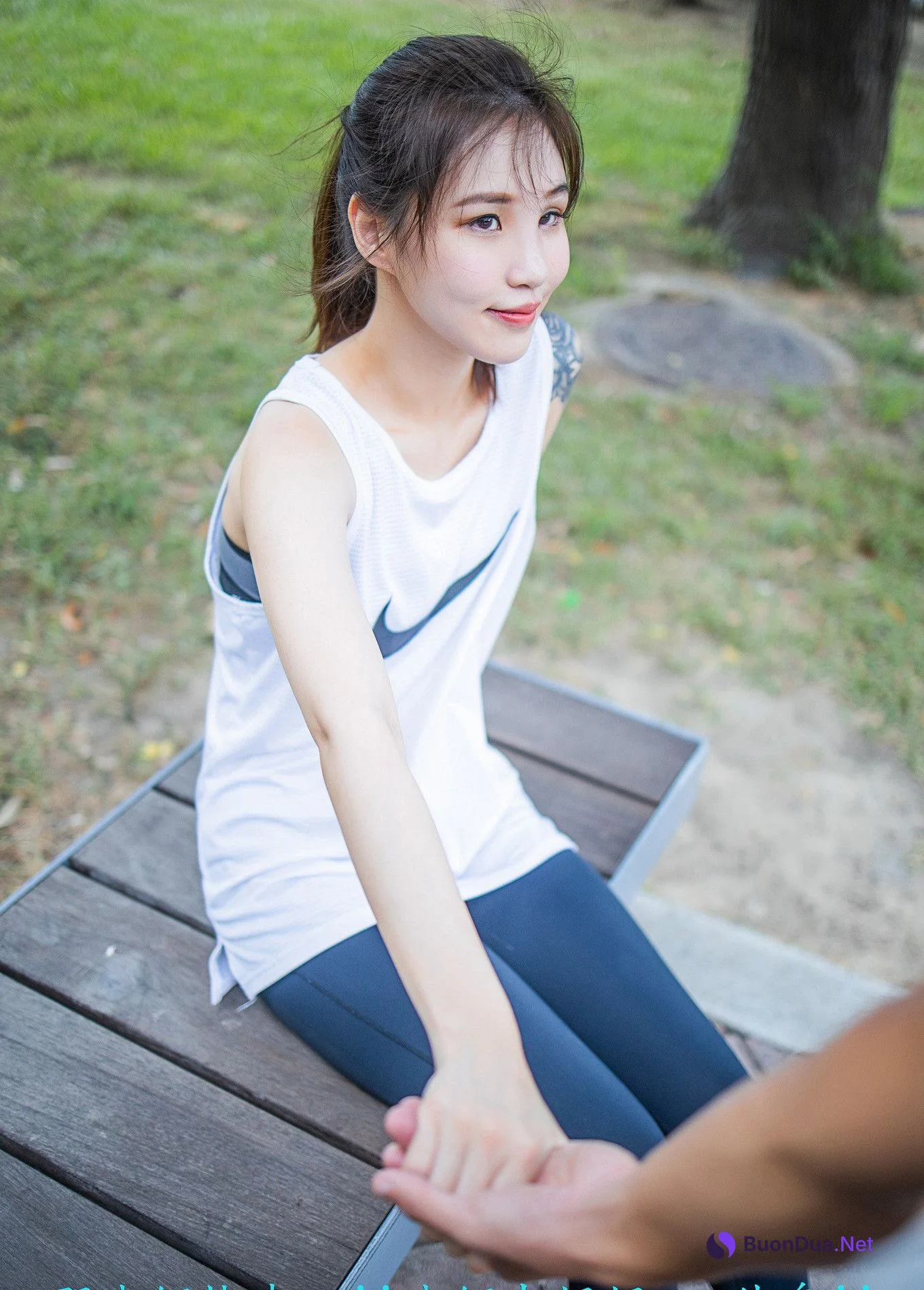 JVID Catlin 高校初恋女生-运动后Sex-約打籃球-卻被好友偷約去旅館 Set.01 - Photo 10