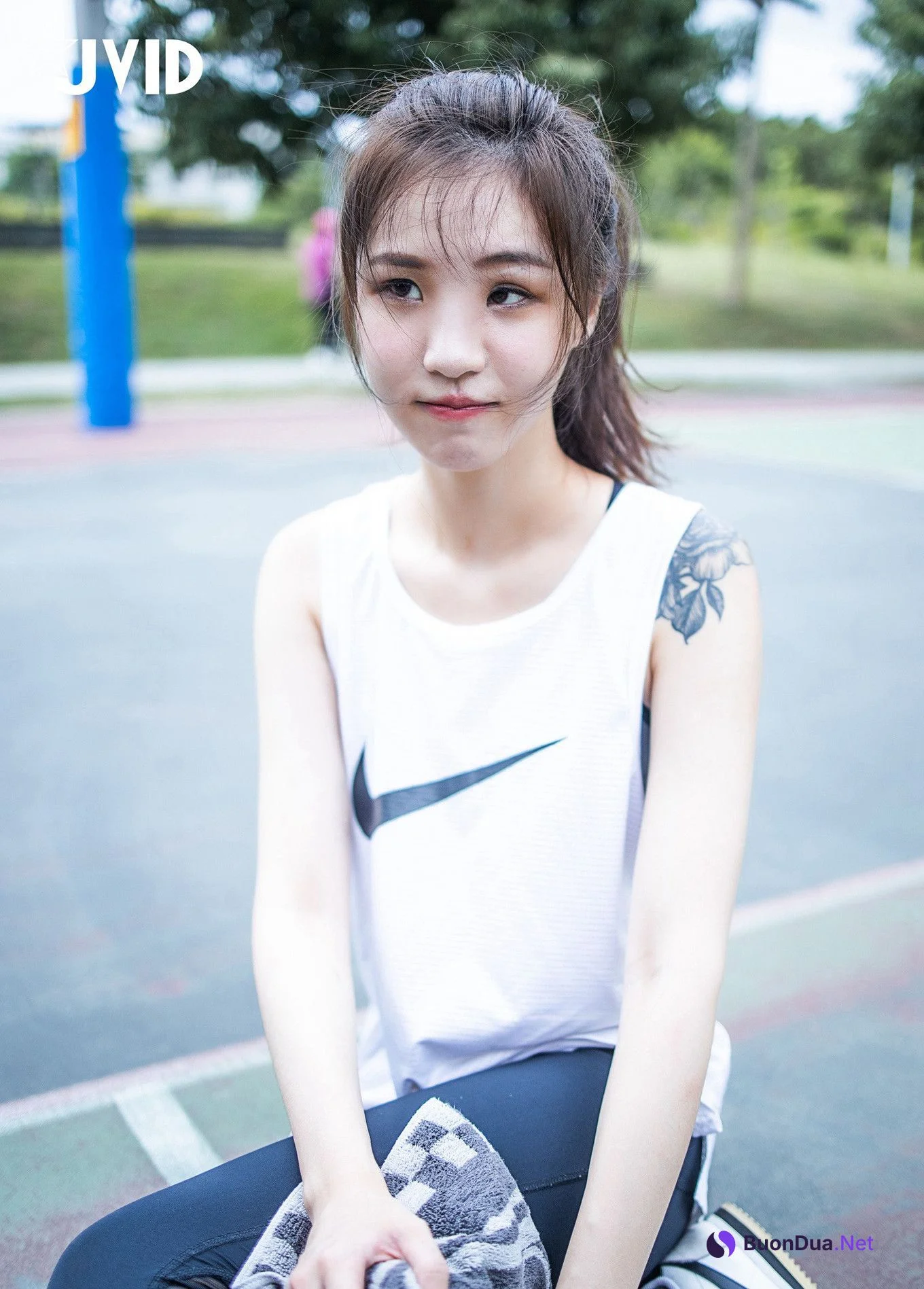 JVID Catlin 高校初恋女生-运动后Sex-約打籃球-卻被好友偷約去旅館 Set.01 - Photo 15