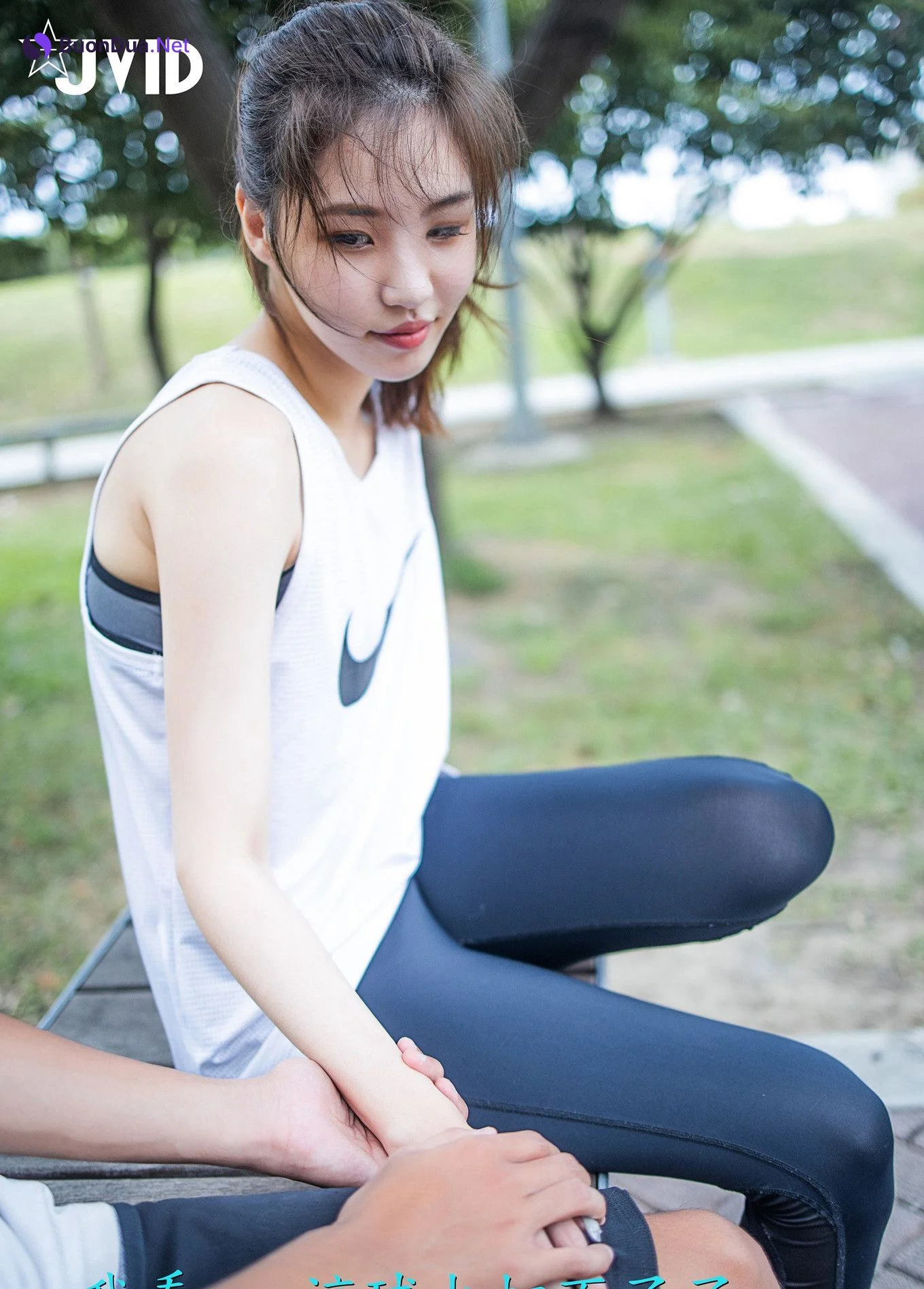 JVID Catlin 高校初恋女生-运动后Sex-約打籃球-卻被好友偷約去旅館 Set.01 - Photo 2