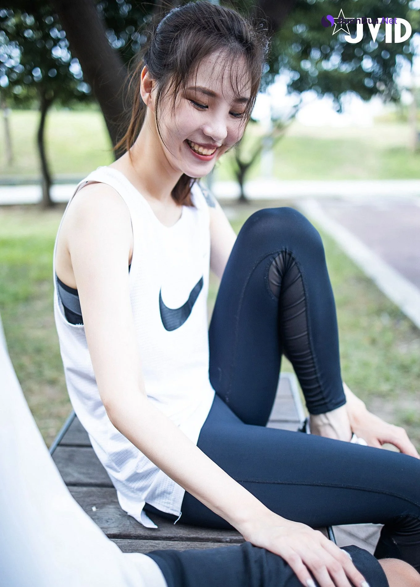 JVID Catlin 高校初恋女生-运动后Sex-約打籃球-卻被好友偷約去旅館 Set.01 - Photo 5
