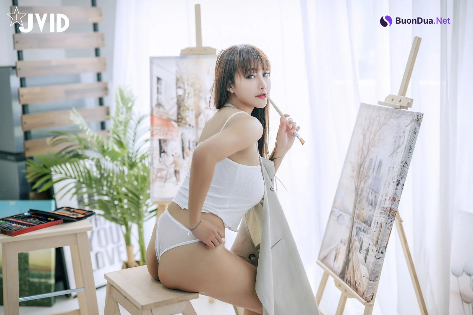 [JVID] 乐乐 – 热爱榨精的漫画家-艺术家-生日限定尺度 - รูปภาพ 16