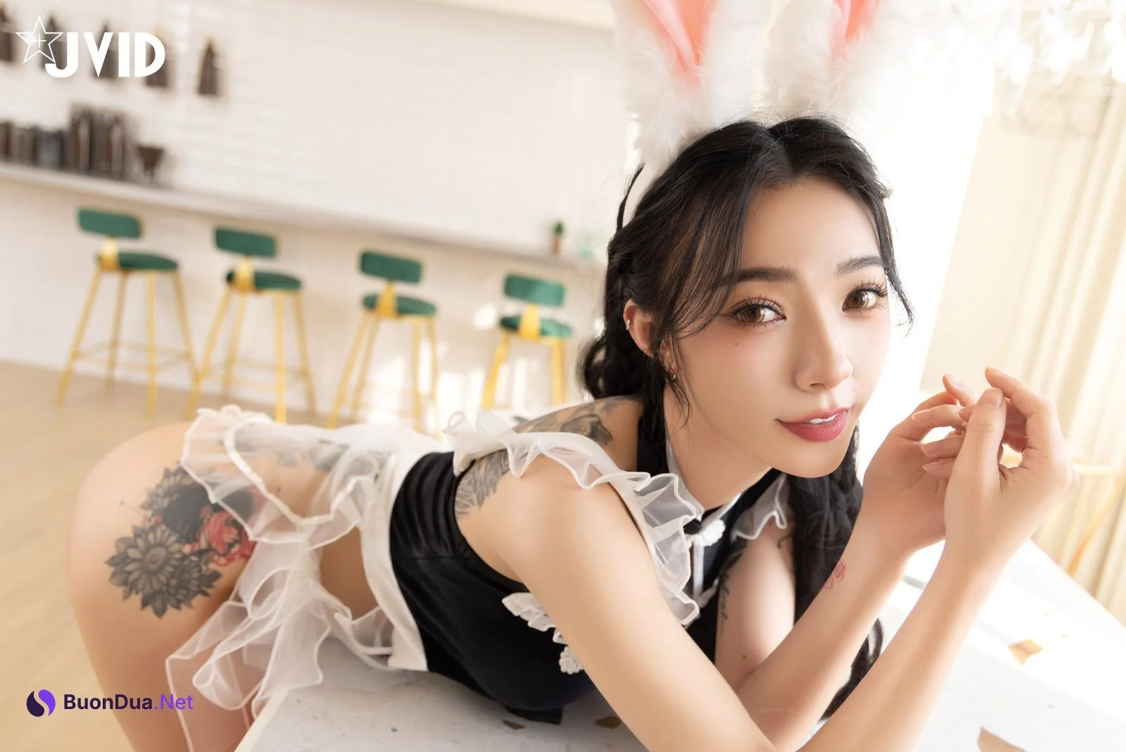JVID精品 女神《飄飄》極上ご奉仕!! 完全主觀視角!!可愛すぎるメイドがまさかの全裸で超興奮!! - Photo 12