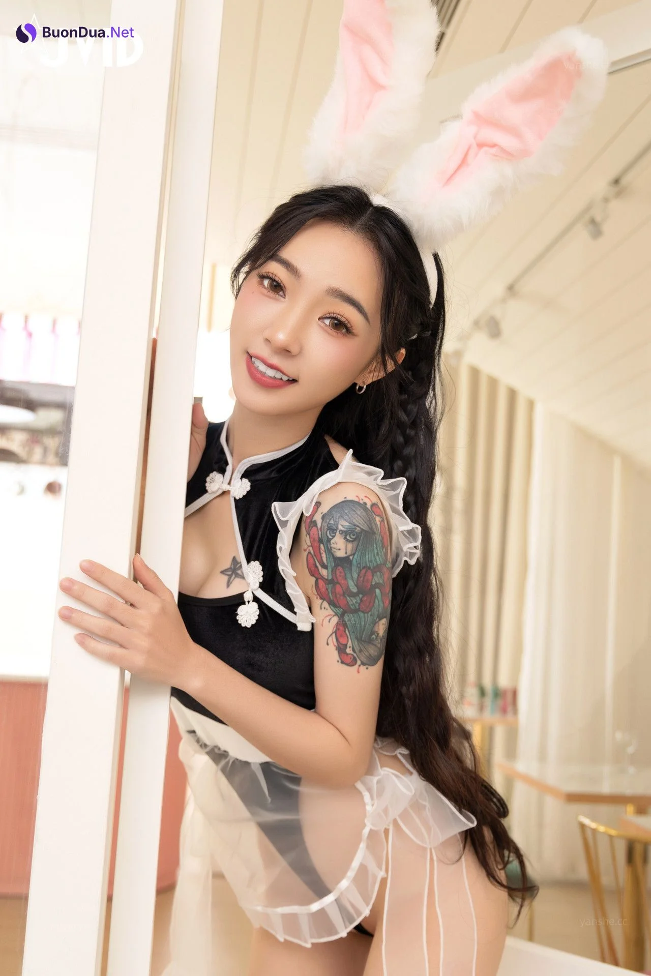 JVID精品 女神《飄飄》極上ご奉仕!! 完全主觀視角!!可愛すぎるメイドがまさかの全裸で超興奮!! - Photo 3