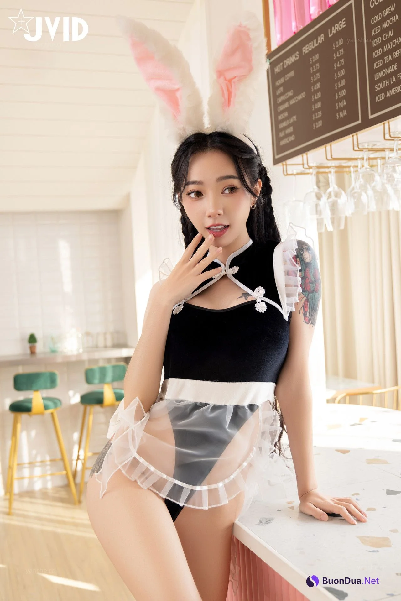JVID精品 女神《飄飄》極上ご奉仕!! 完全主觀視角!!可愛すぎるメイドがまさかの全裸で超興奮!! - Photo 6
