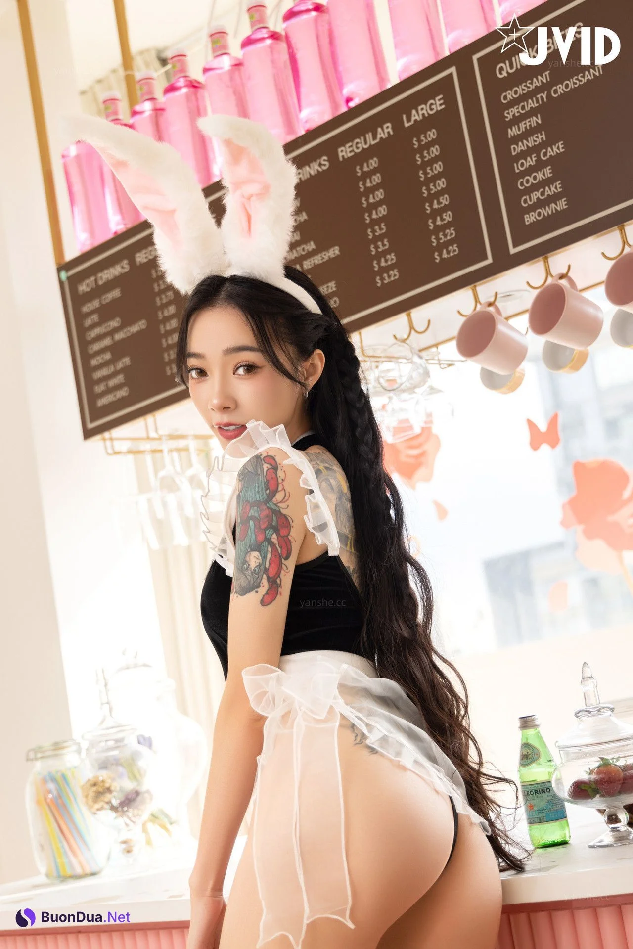 JVID精品 女神《飄飄》極上ご奉仕!! 完全主觀視角!!可愛すぎるメイドがまさかの全裸で超興奮!! - Photo 7