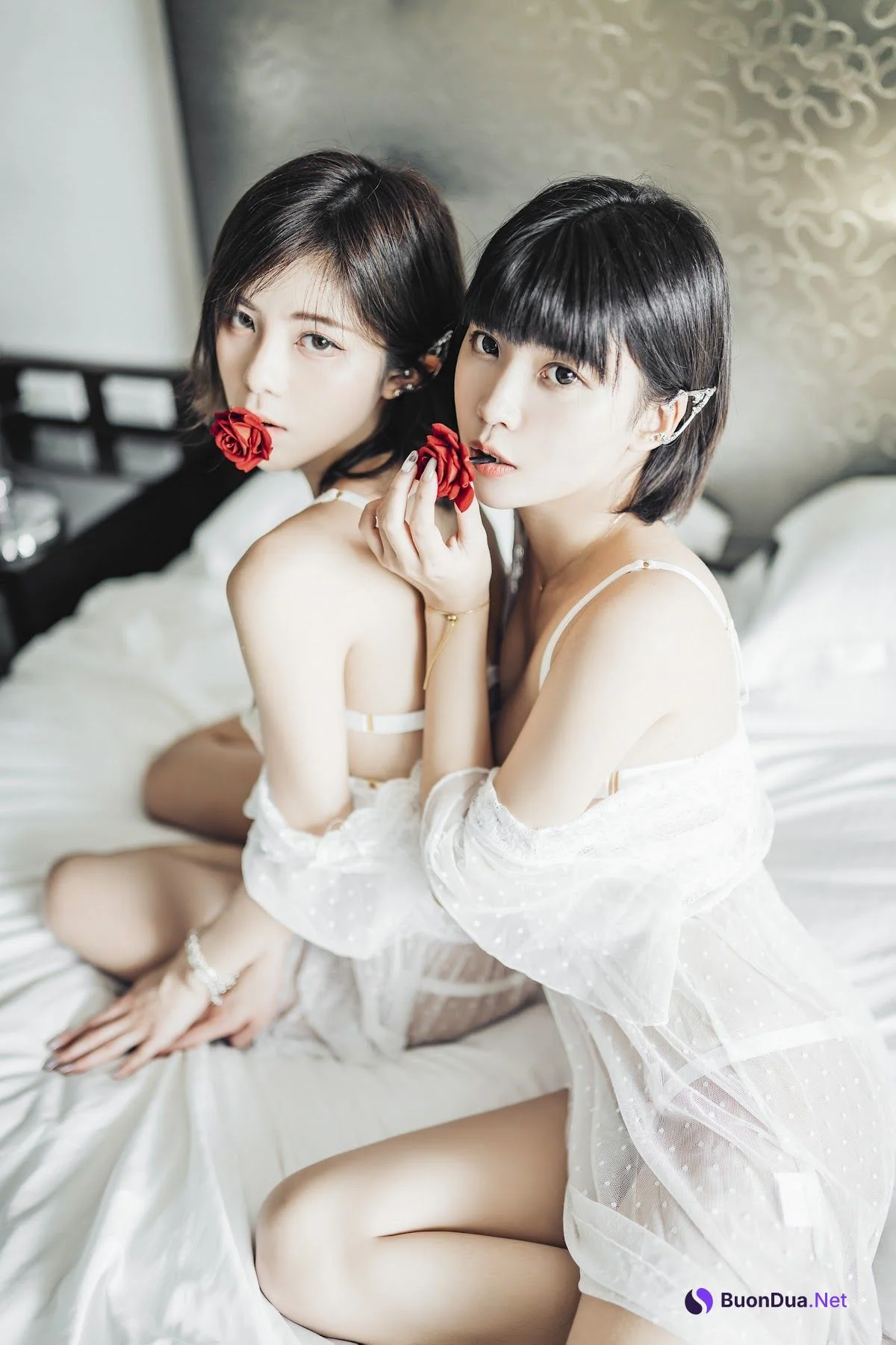 [JVID] 果宝宝 – 双全裸无码-女女情欲初尝试-美少女们的第一次 - 写真 13