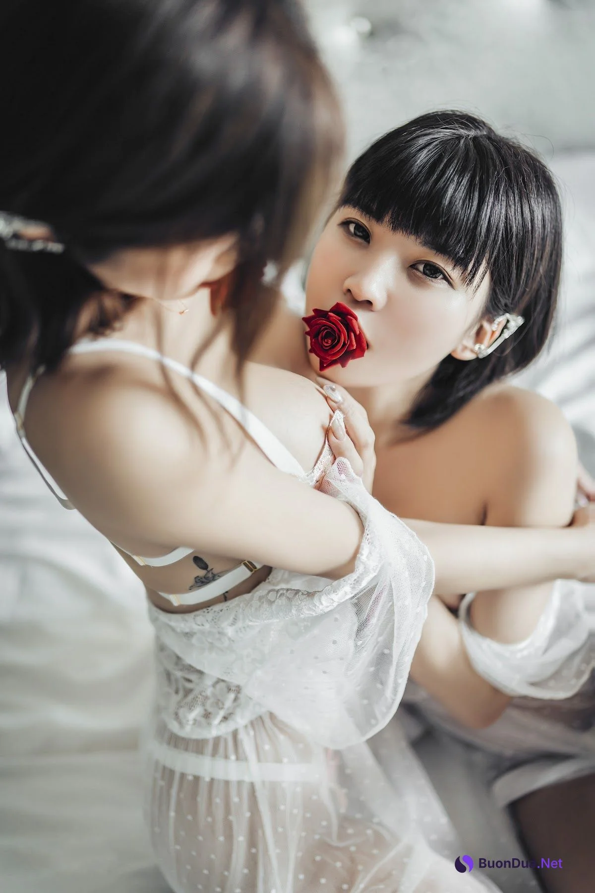 [JVID] 果宝宝 – 双全裸无码-女女情欲初尝试-美少女们的第一次 - 写真 15
