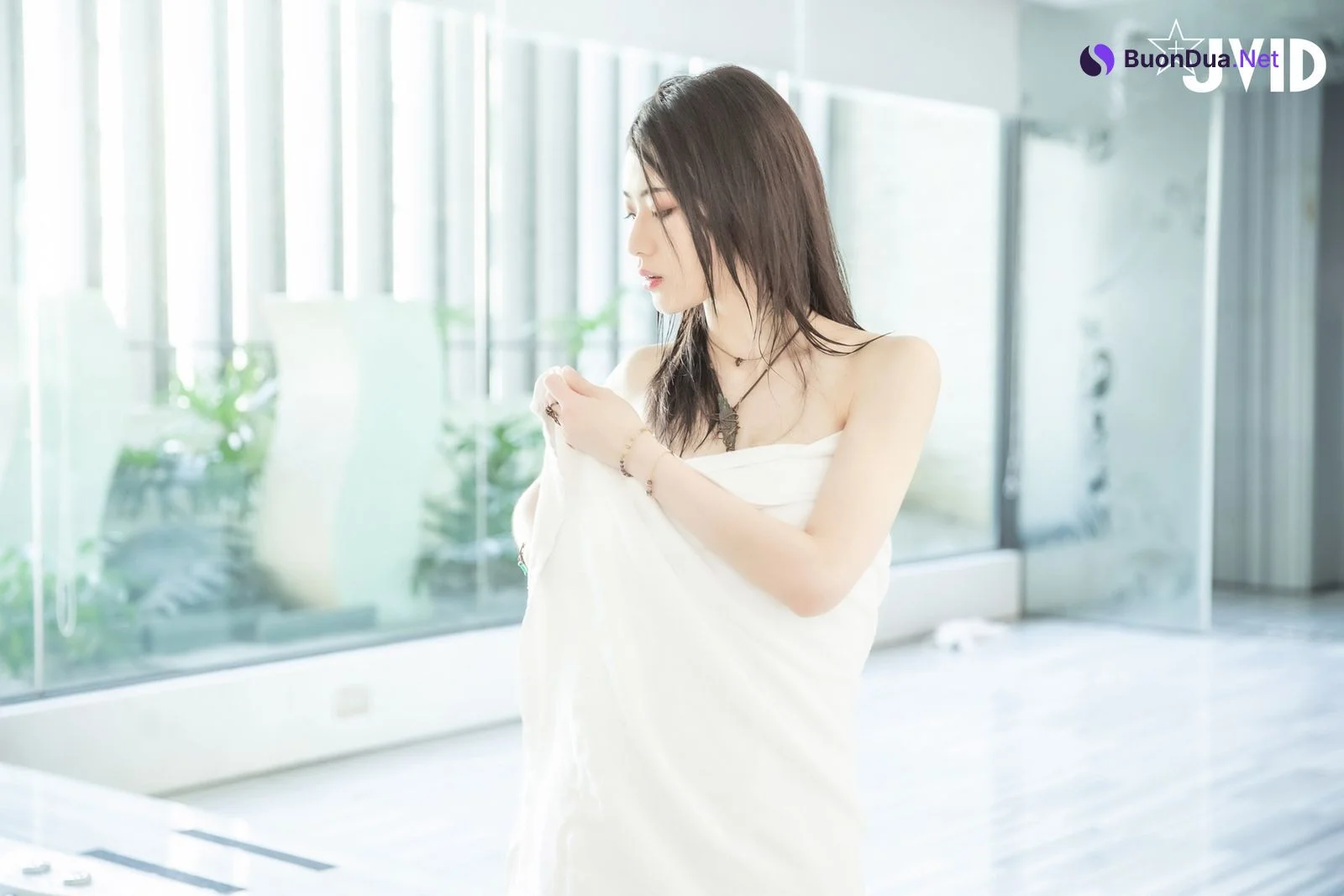 JVID精品 雪白美乳「阿黎」濕身、淋浴、裸泡無遮掩全露！ - Photo 6