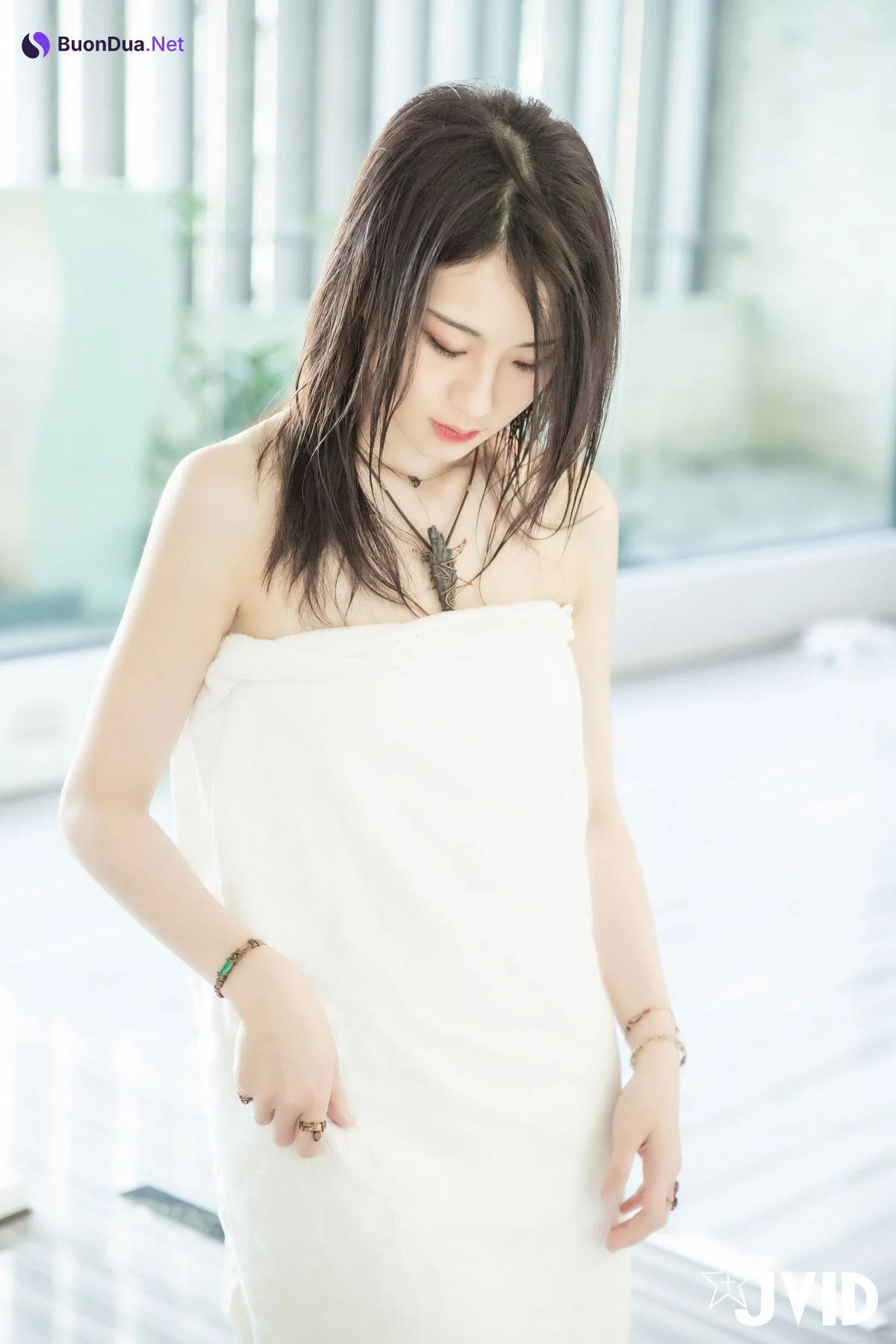 JVID精品 雪白美乳「阿黎」濕身、淋浴、裸泡無遮掩全露！ - Photo 9