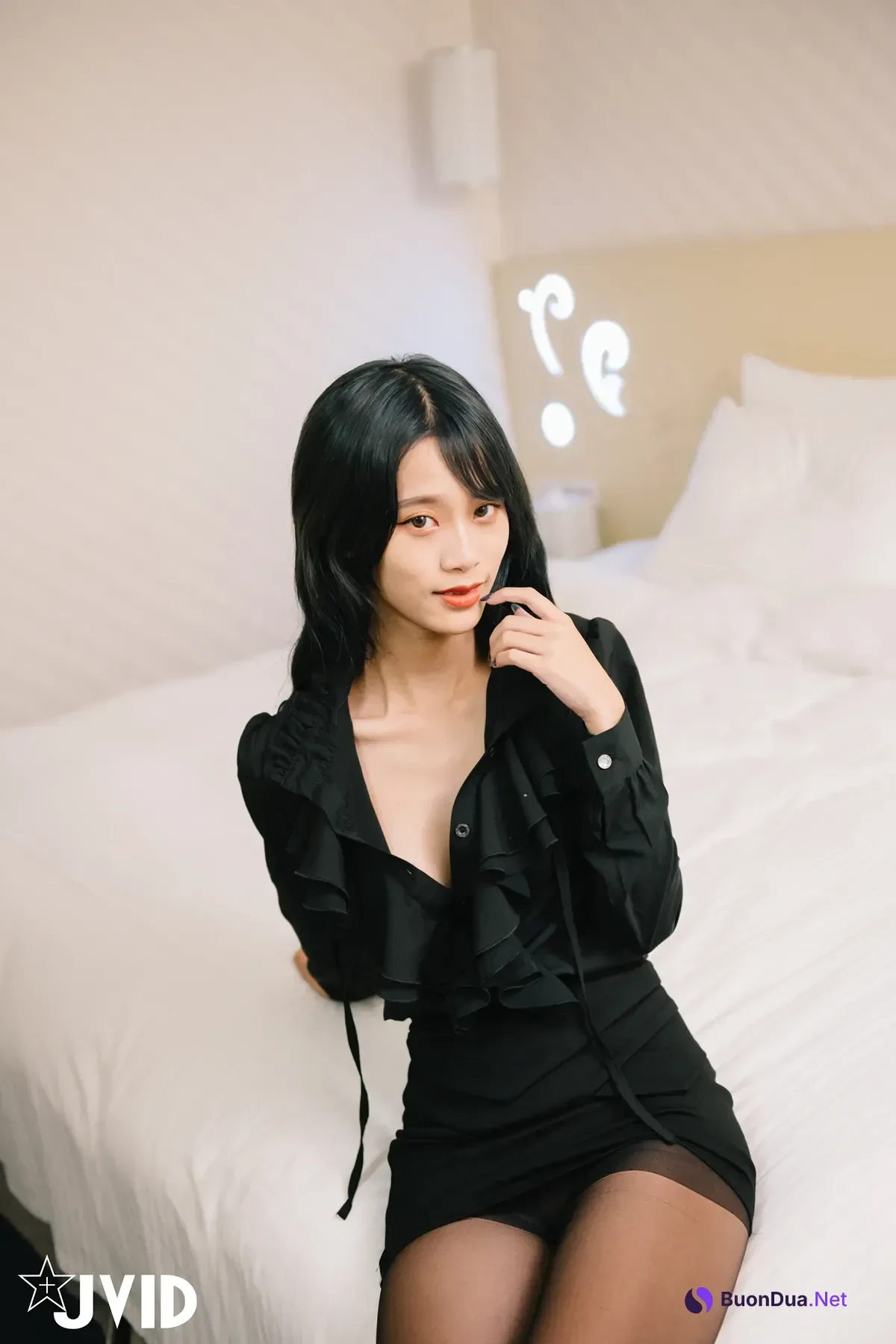 JVID 韓芳語 – DesireVol.極正大奶大學新鮮人芳語.下班後的情色指導 - Photo 11